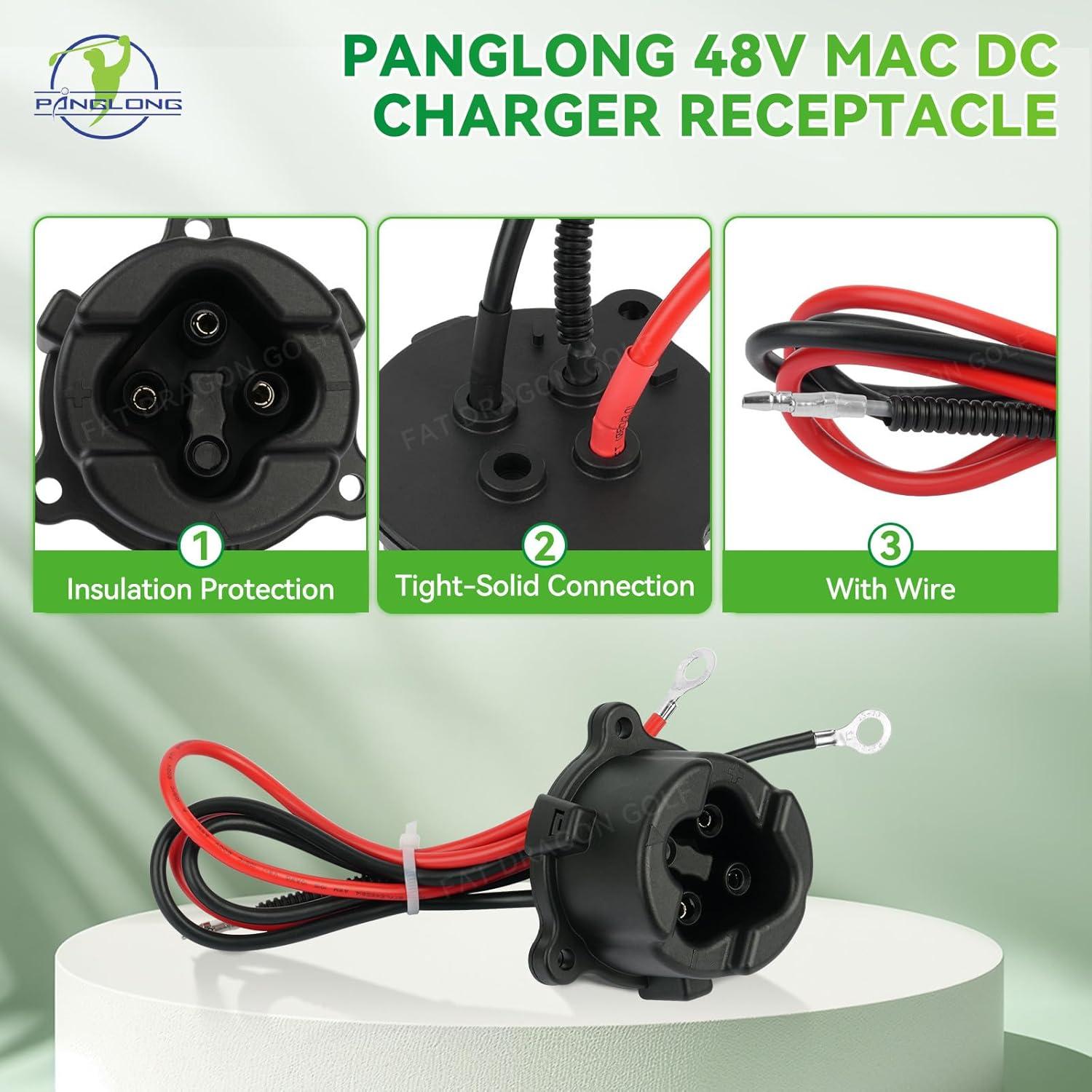 Receptáculo Cargador DC MAC 48V Panglong para Yamaha G29