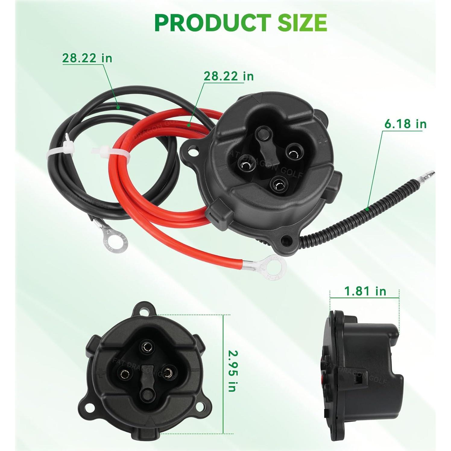 Receptáculo Cargador DC MAC 48V Panglong para Yamaha G29