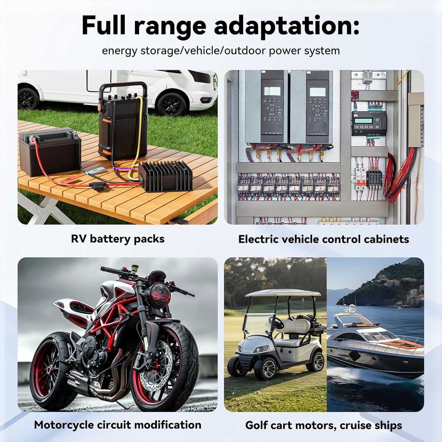 Convertidor de Voltaje 36V 48V a 12V 20A KEDEOLE