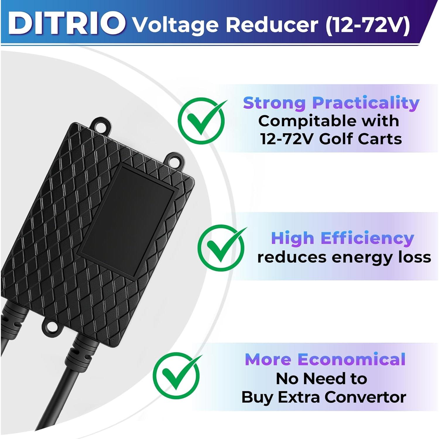 Kit de Luces LED RGB DITRIO para Carro de Golf 8 Pcs