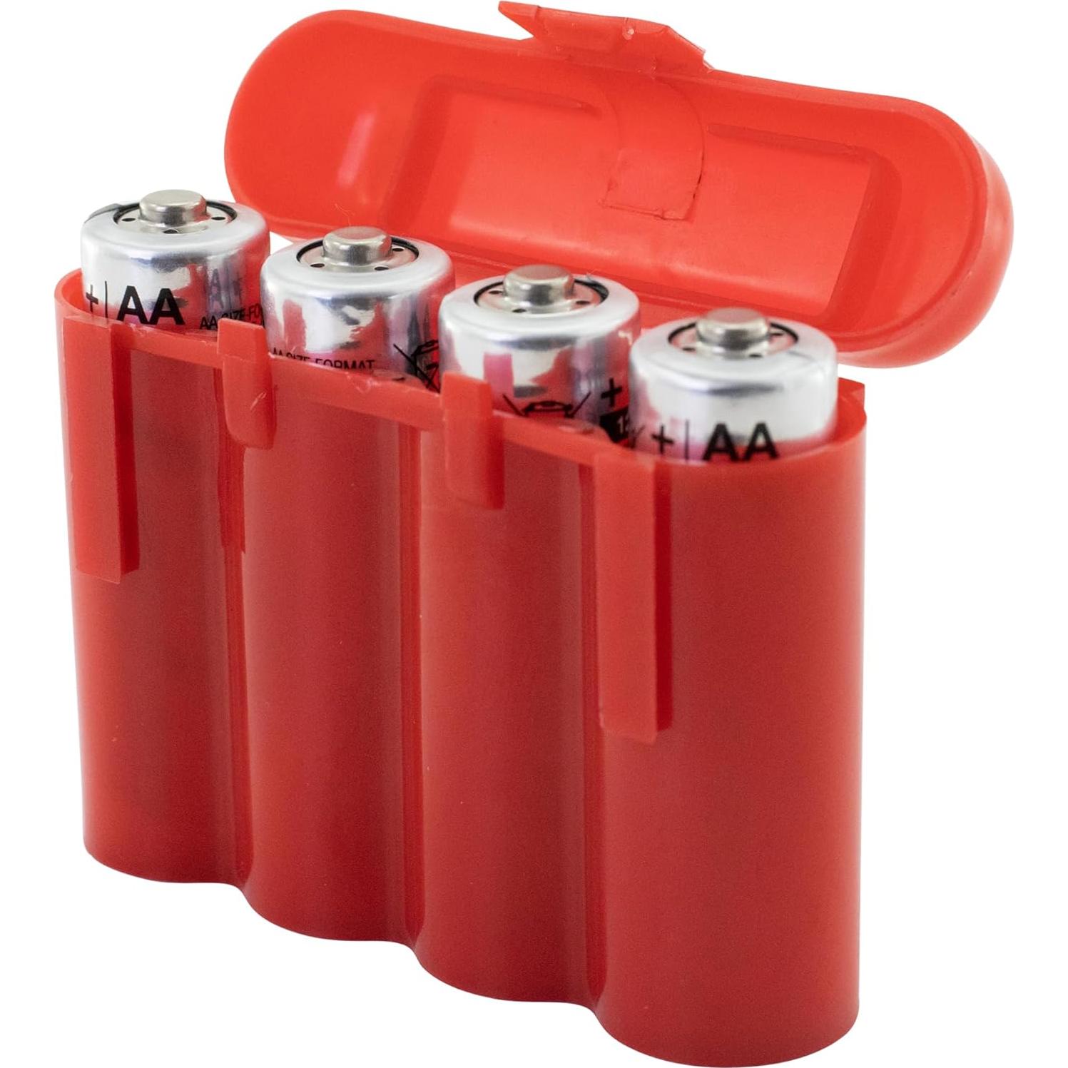 Estuche de Almacenamiento para Baterías AA AAA CR123A Powertron - 100 Unidades