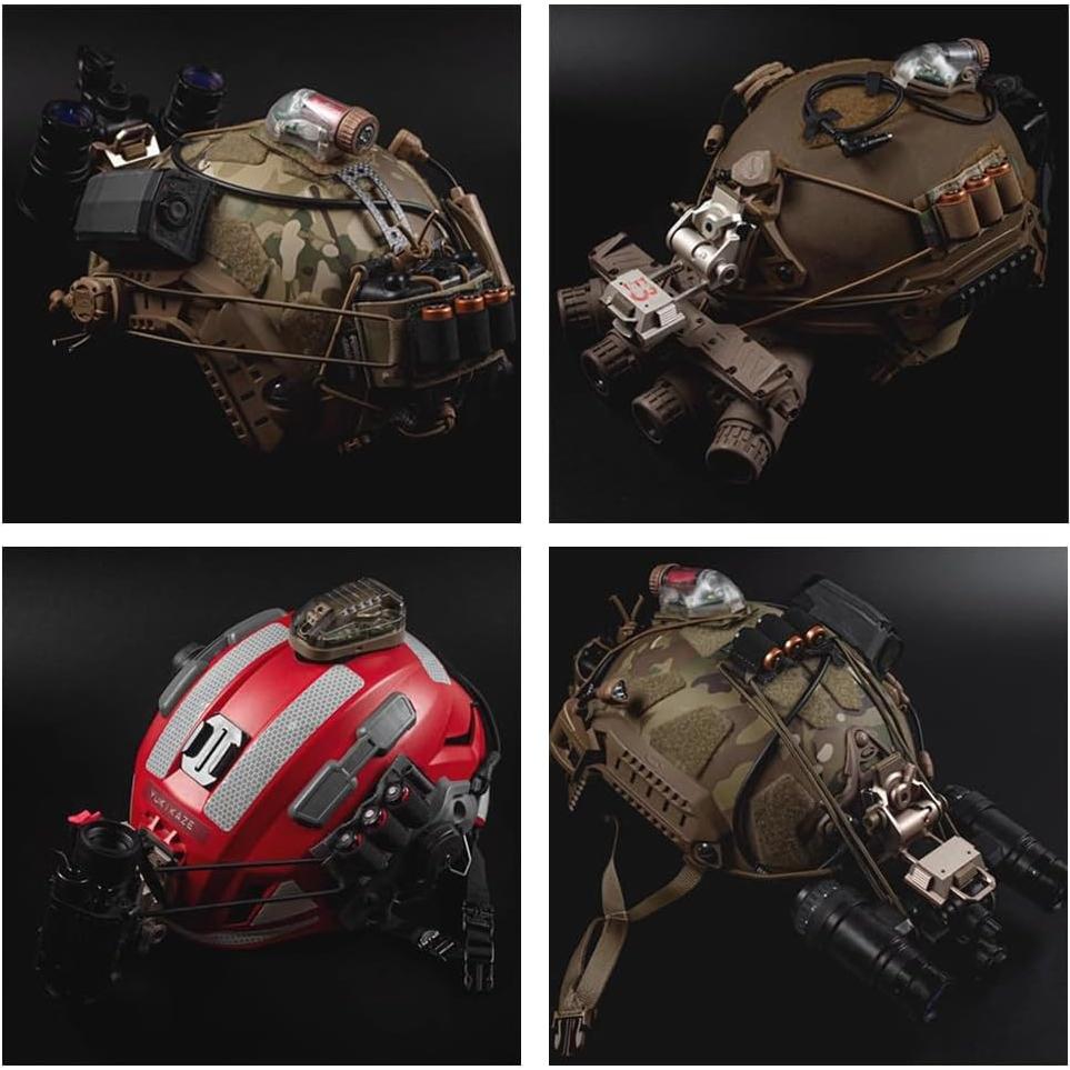 Tablero de Almacenamiento de Baterías Aekvinks para Casco Táctico 10.5x5cm