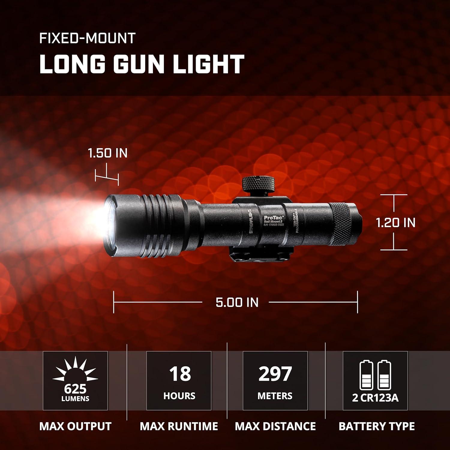 Linterna Táctica Streamlight ProTac Rail Mount 2 - 625 Lúmenes