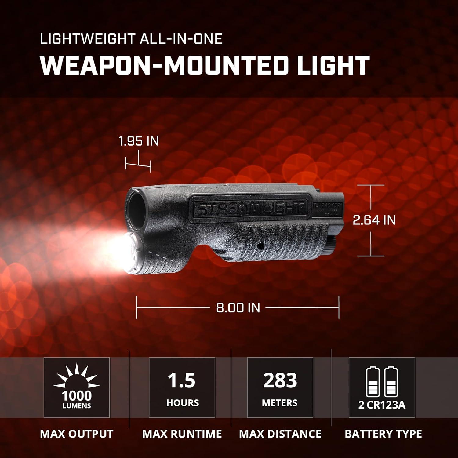 Linterna Táctica Streamlight TL-Racker 1000 Lúmenes para Mossberg 500/590