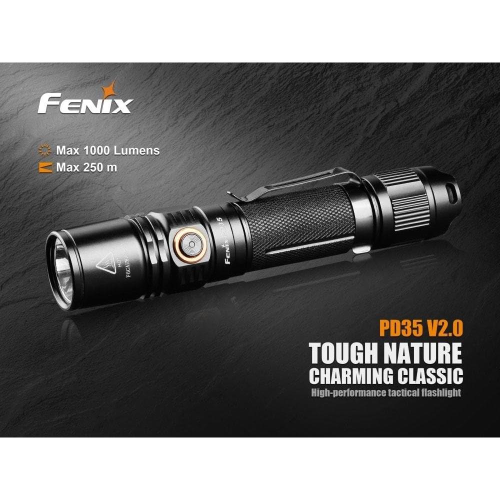 Linterna Táctica Fenix PD35 V2.0 1000 Lúmenes Recargable