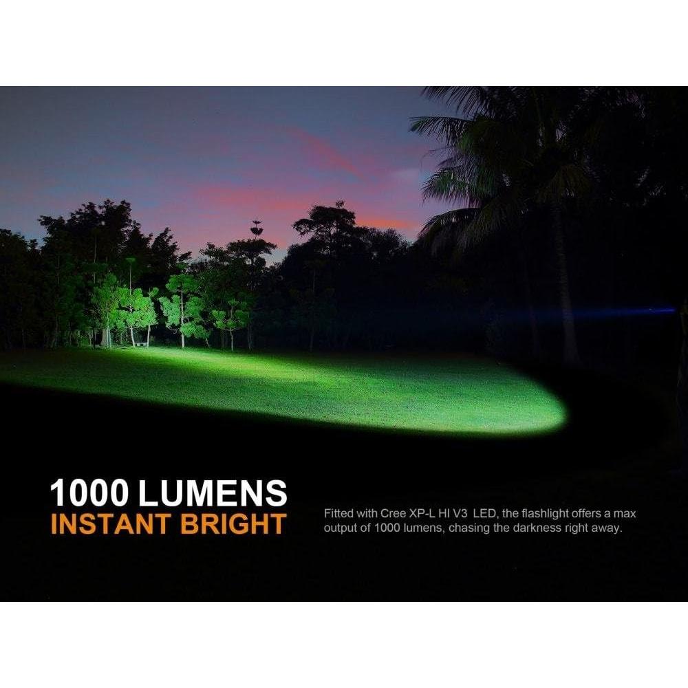 Linterna Táctica Fenix PD35 V2.0 1000 Lúmenes Recargable