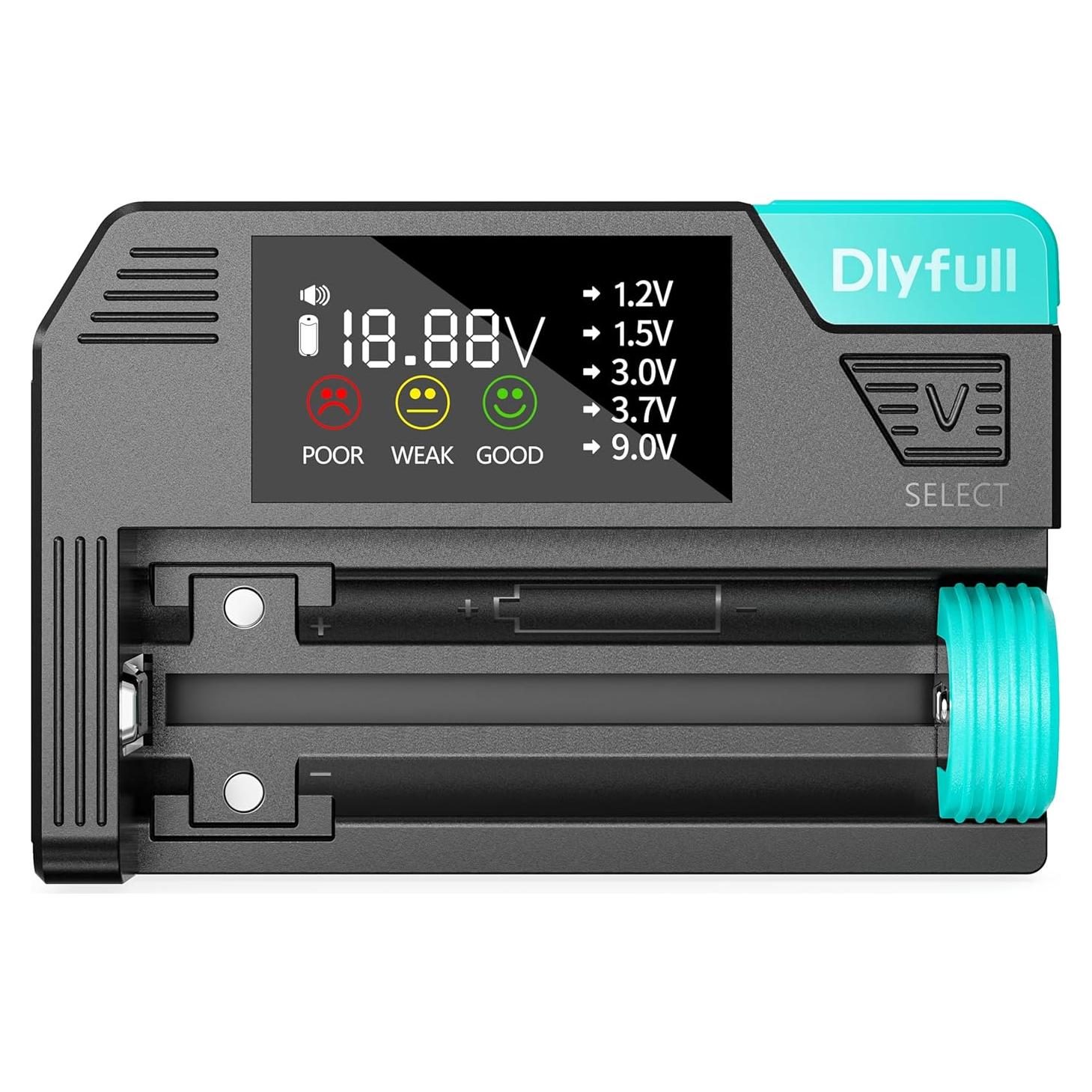 Probador de Baterías Digital Dlypow DB1 con Pantalla LCD