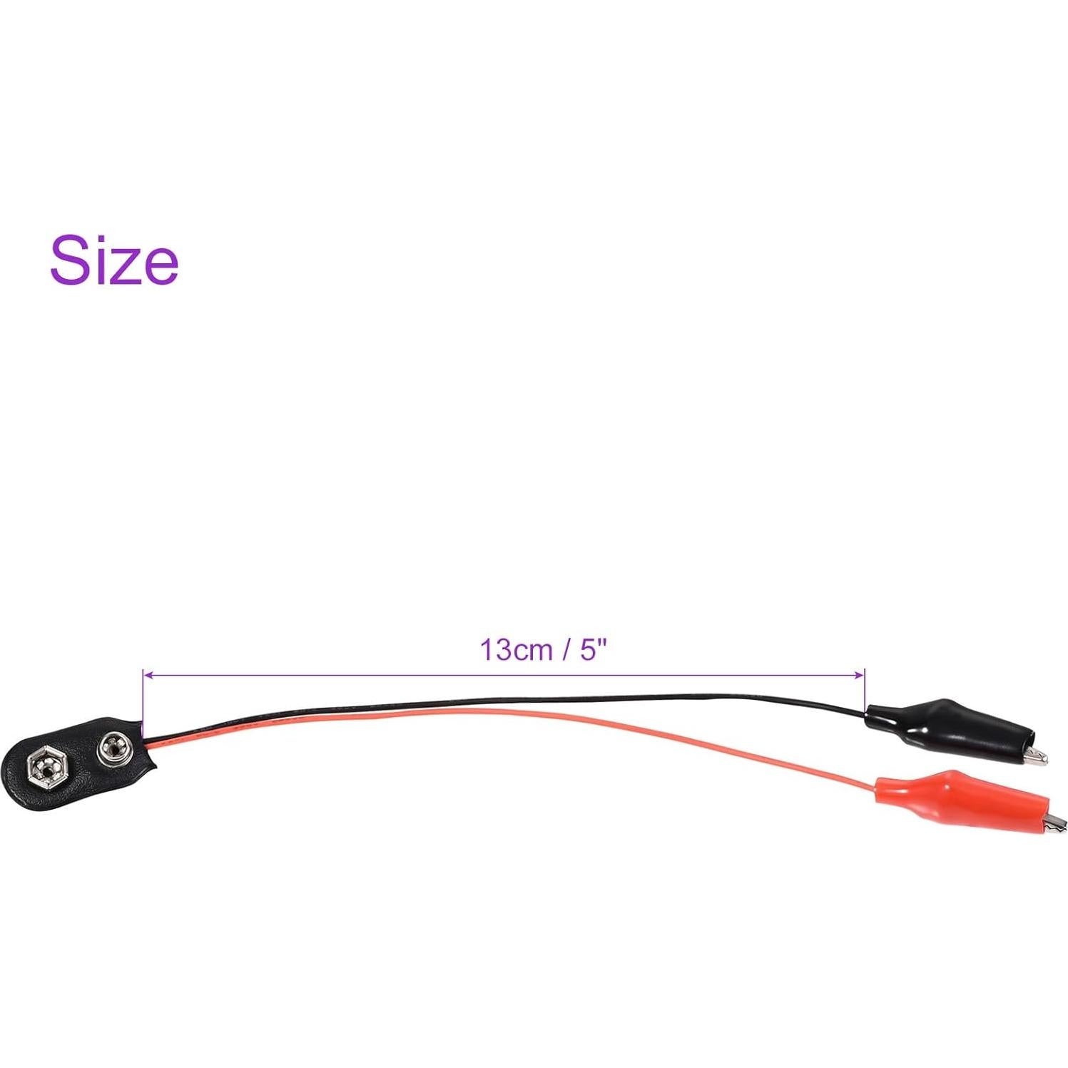 Conectores de Batería 9V DMiotech Tipo I - 3 Pcs 13cm