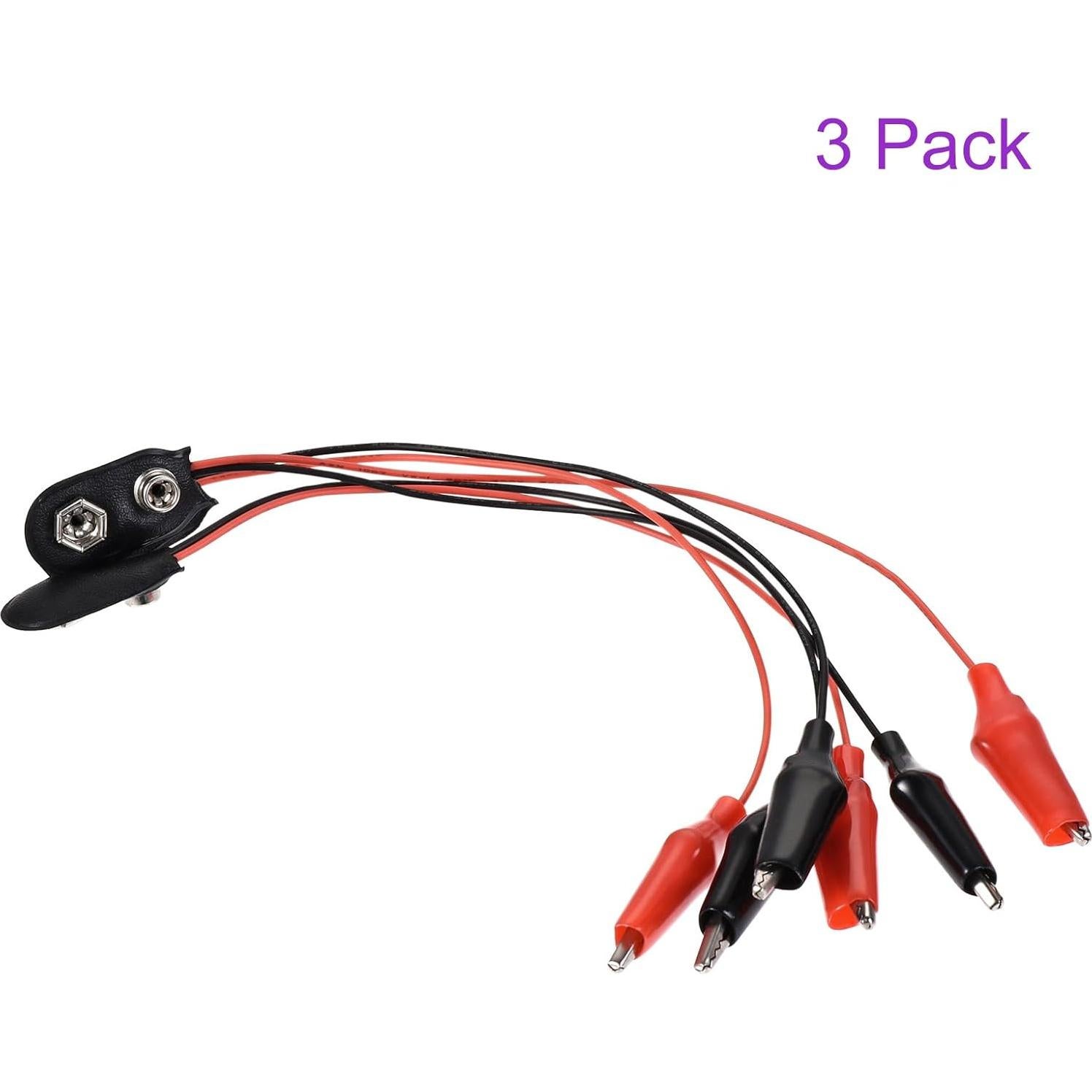 Conectores de Batería 9V DMiotech Tipo I - 3 Pcs 13cm