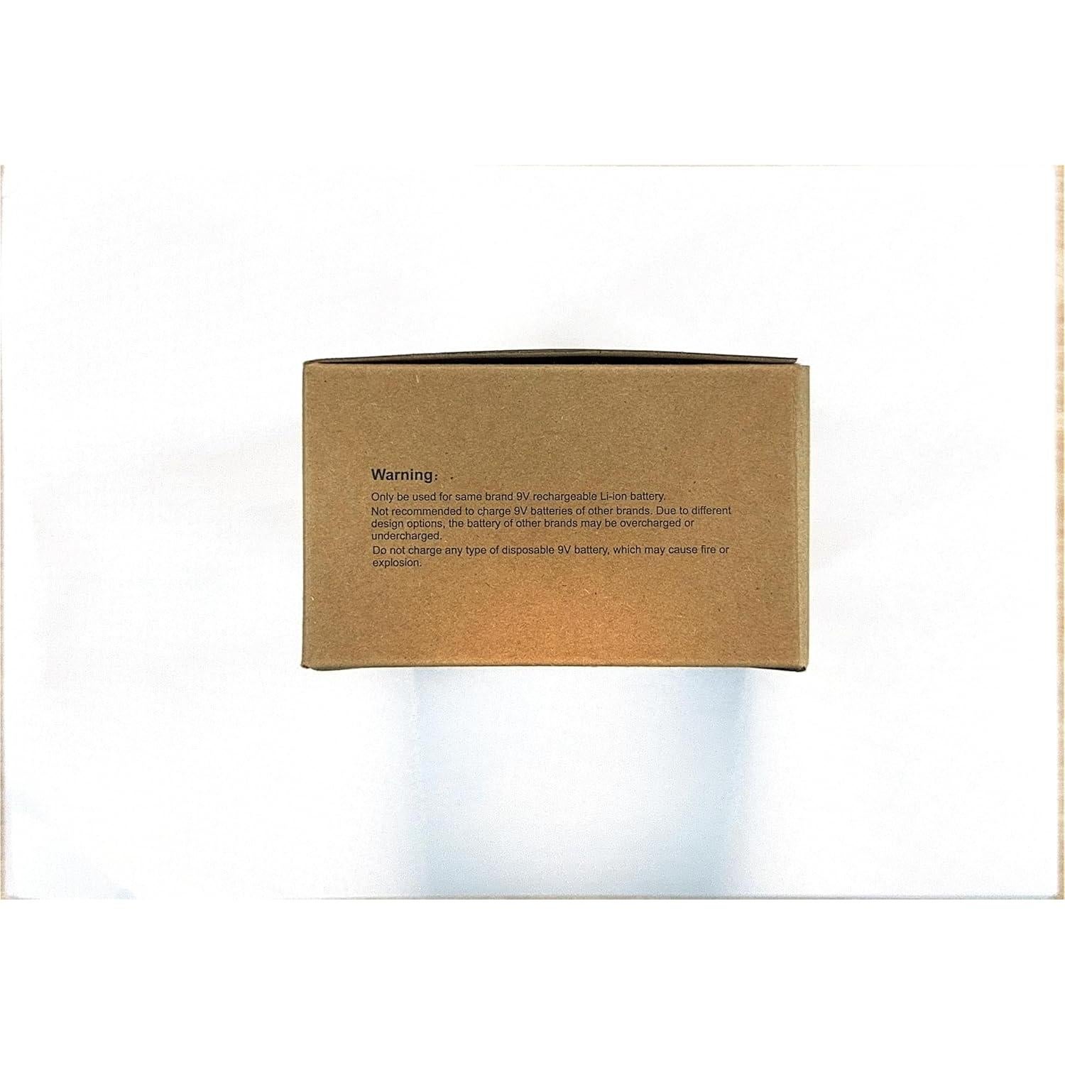 Baterías recargables 9V CZVV K007 - Paquete de 4 con cargador