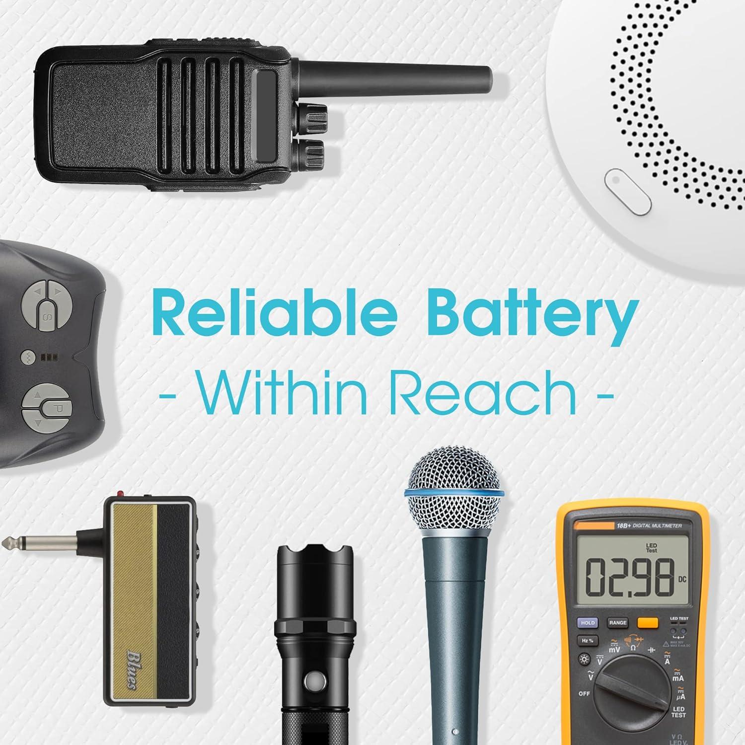 Baterías recargables 9V CZVV K007 - Paquete de 4 con cargador