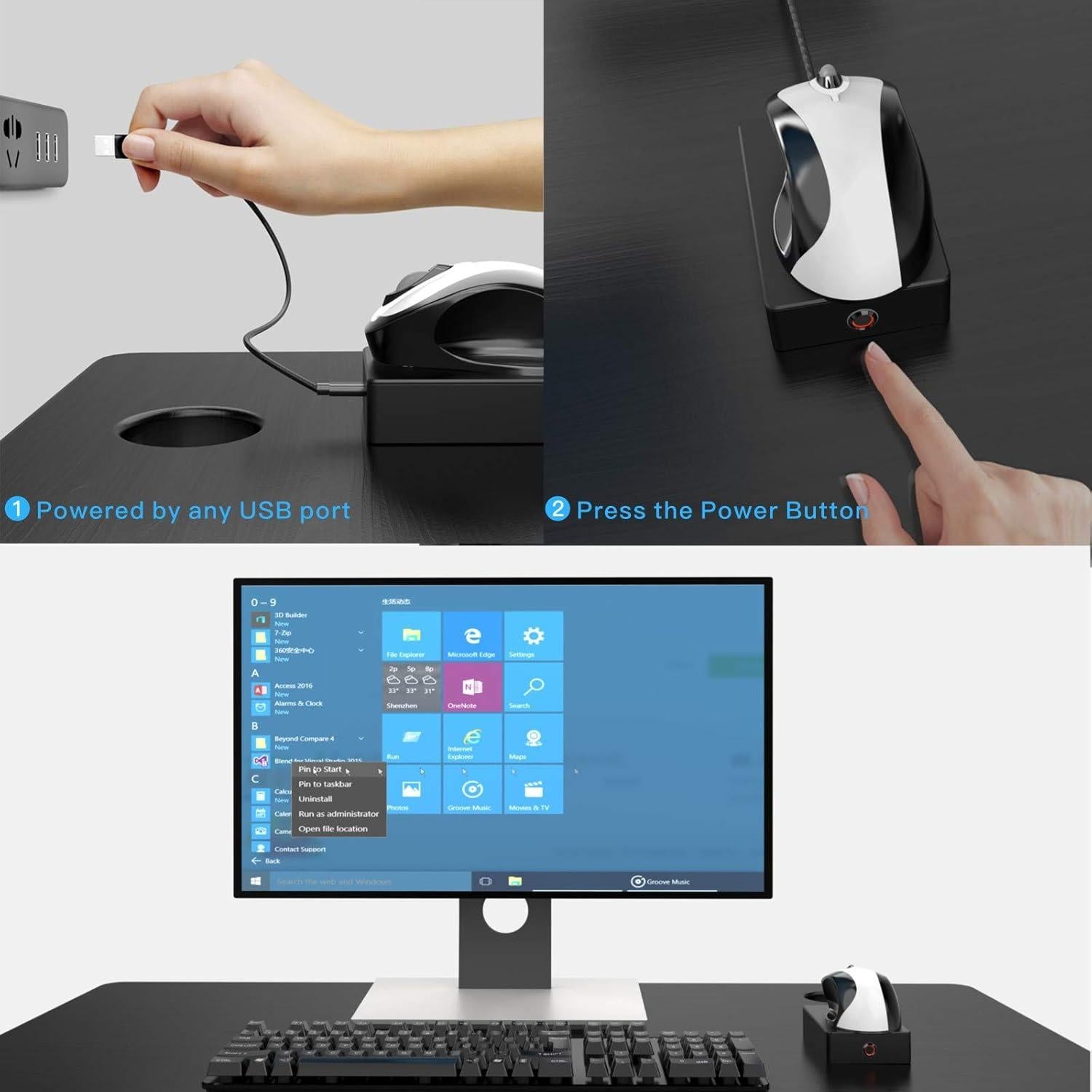 Mouse Jiggler Stageek MM001 Indetectable y Silencioso