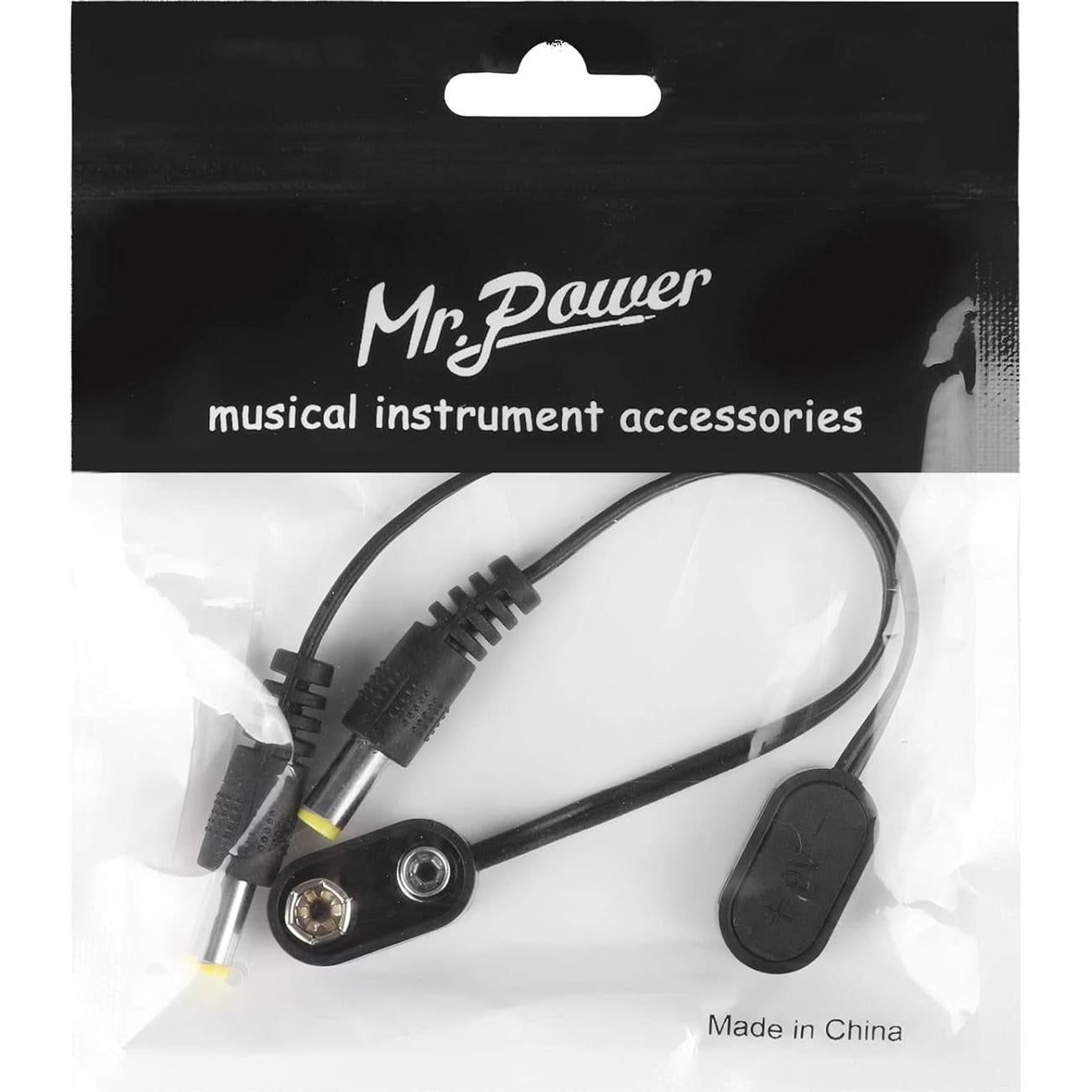 Convertidor de Clip de Batería 9V Mr.Power - 2 Cables 12cm