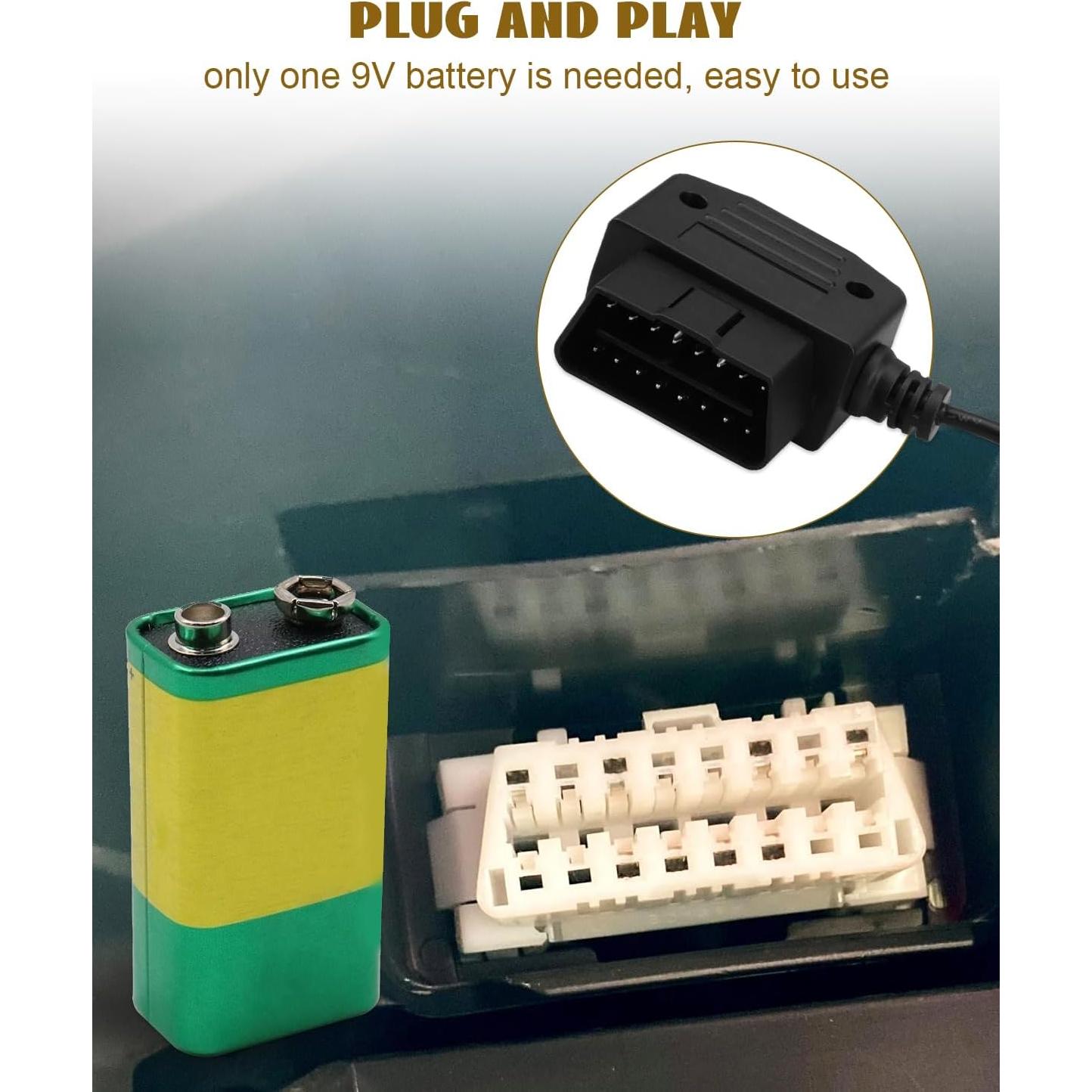 Ahorrador de Memoria de Batería YUANTUO OBD II 16 Pines