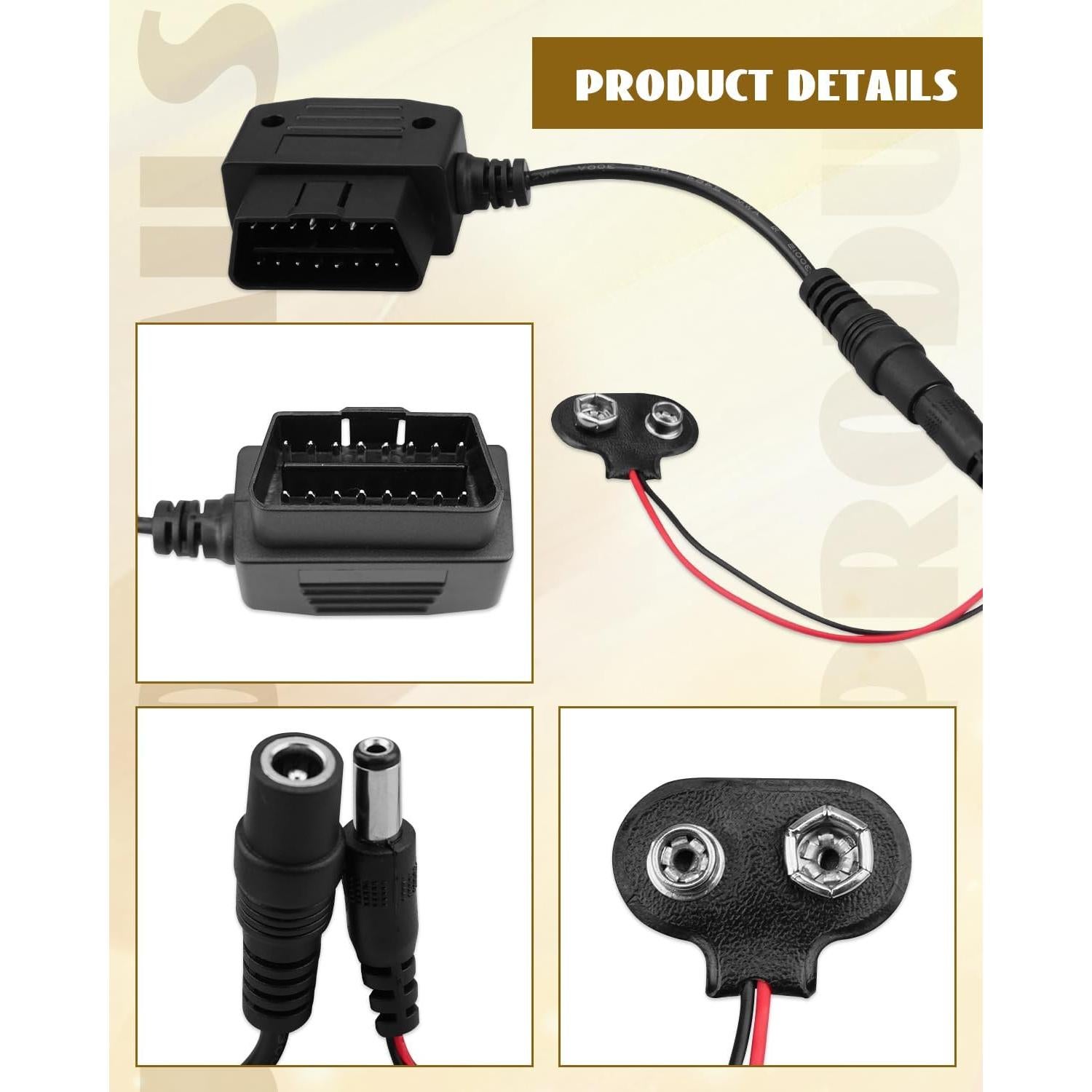 Ahorrador de Memoria de Batería YUANTUO OBD II 16 Pines