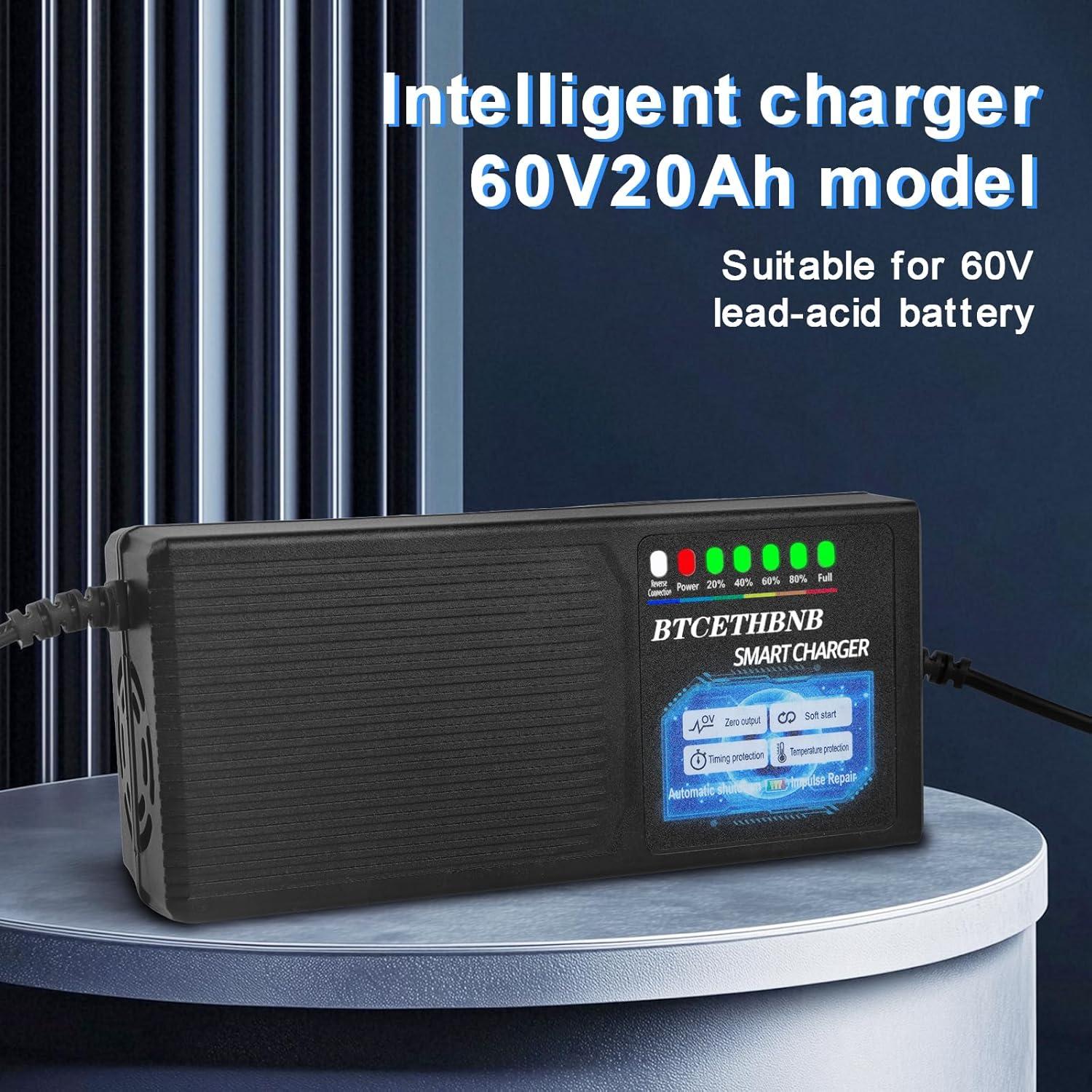 Cargador de Batería Plomo Ácido 60V 20AH Tianchang 110-220V