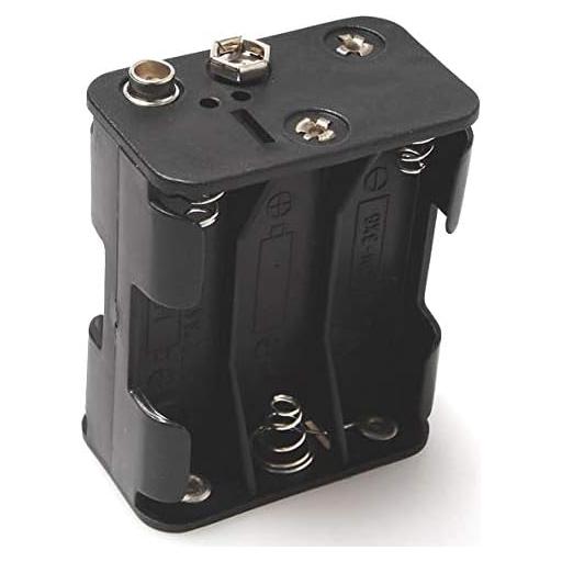 Soporte de Batería Corpco 6 AA con Conector Snap 9V