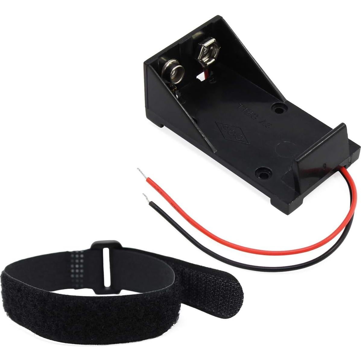 Soporte de Batería 9V abcGoodefg 8 Piezas con Cables