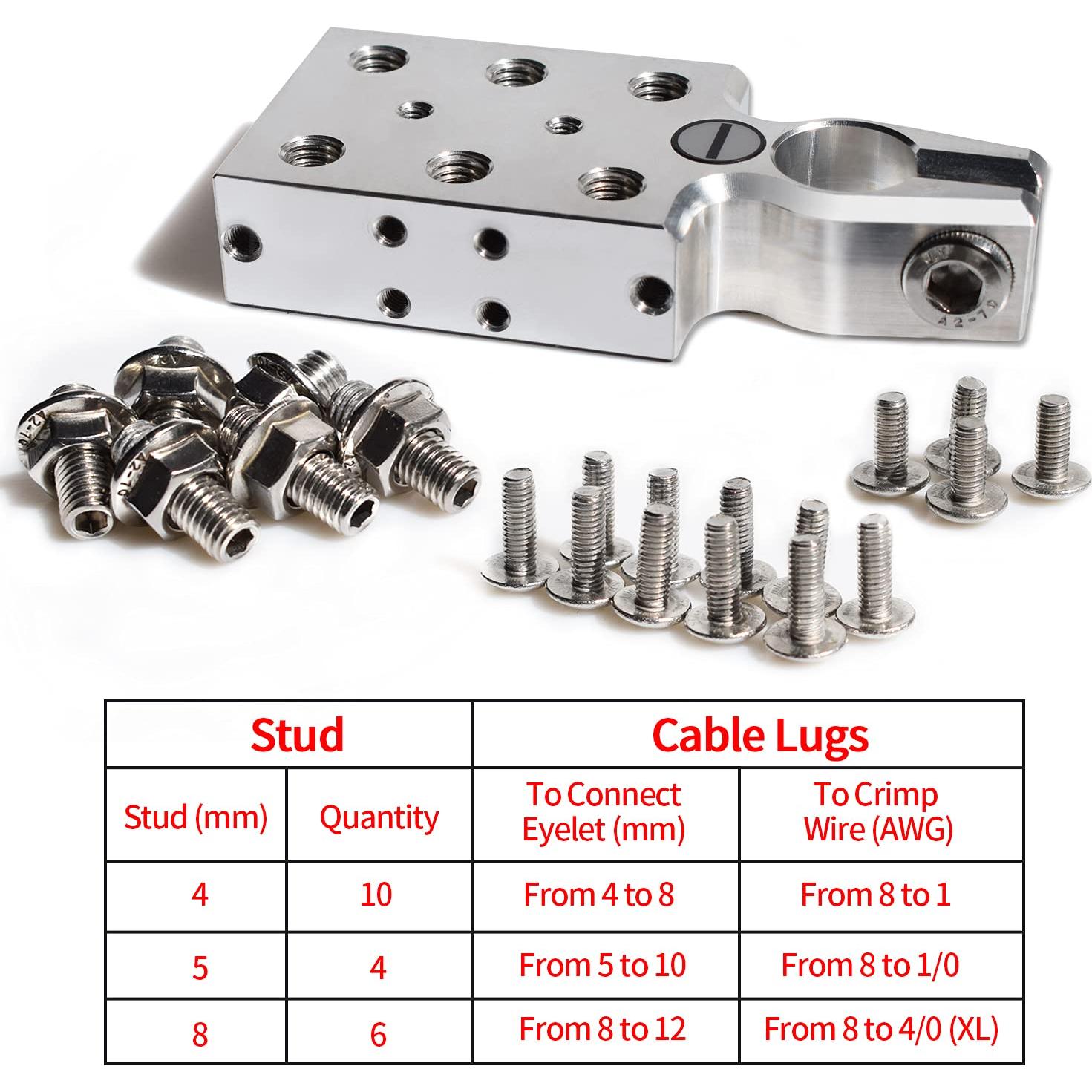 Bloque de Distribución Vgate A20 para Batería AGM 20 Terminales