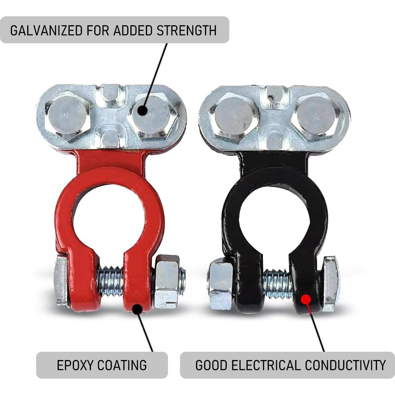 Pack 2 Terminales de Poste Jokormo Cobre Puro 81.9g