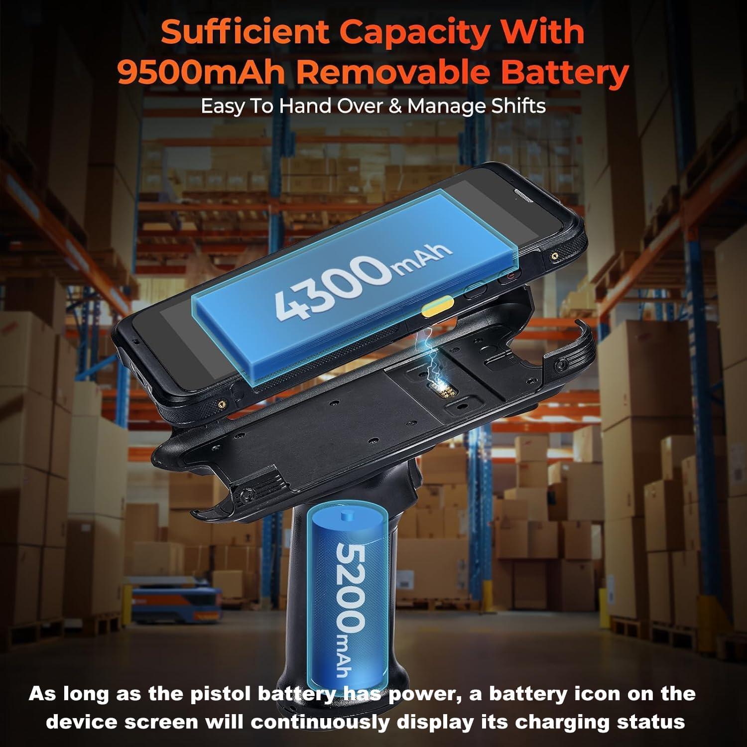 Escáner de Código de Barras MUNBYN IPDA101P Android 13 5.5"