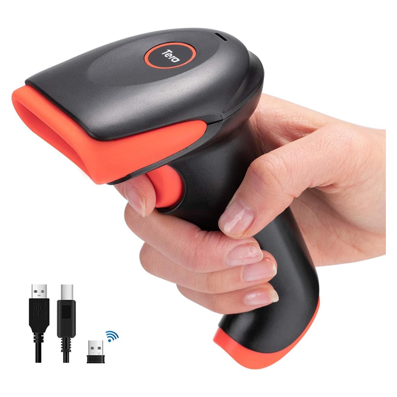 Escáner de Código de Barras Inalámbrico Tera HW0002 2D Bluetooth