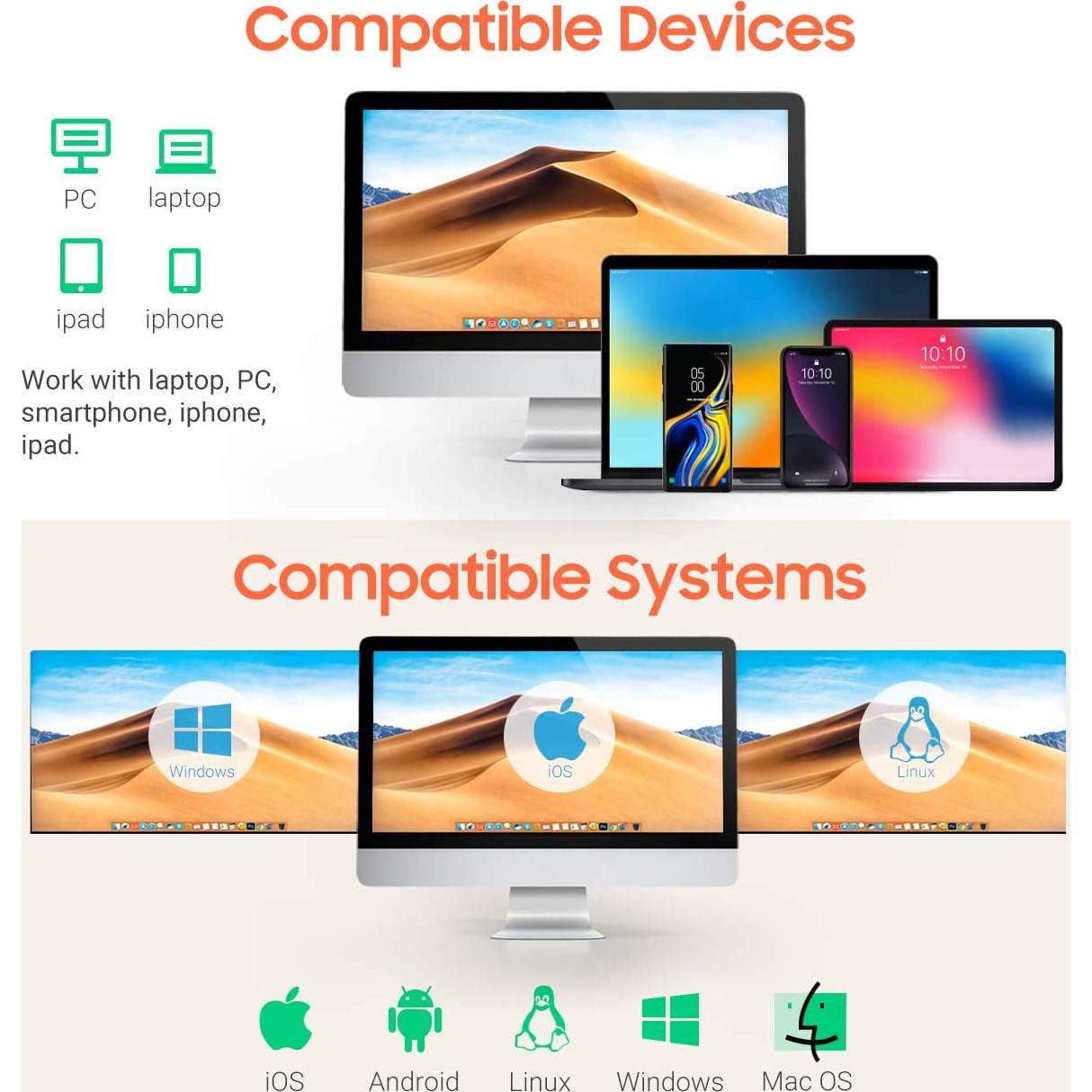 Escáner de Código de Barras Inalámbrico Tera HW0002 2D Bluetooth