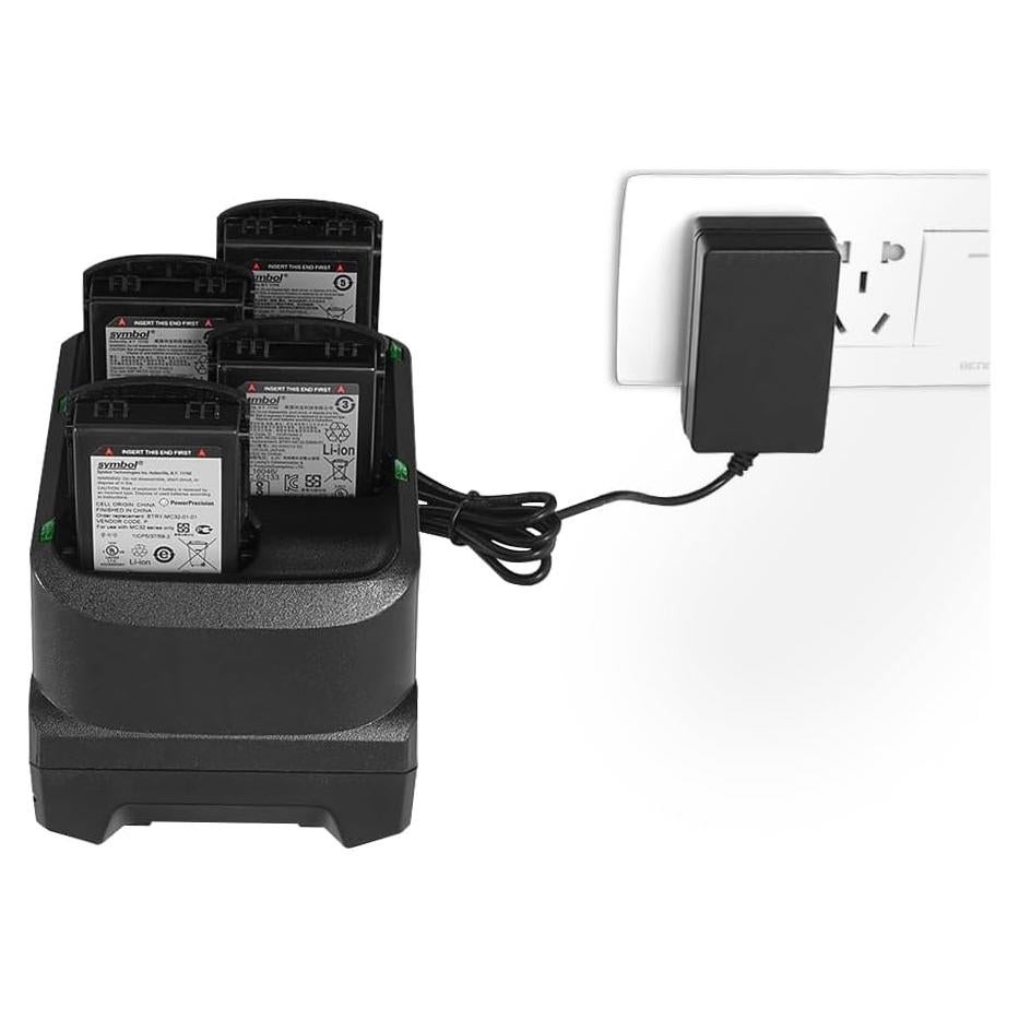 Base de Carga de Batería 4 Ranuras Zebra MC3200 MC3300