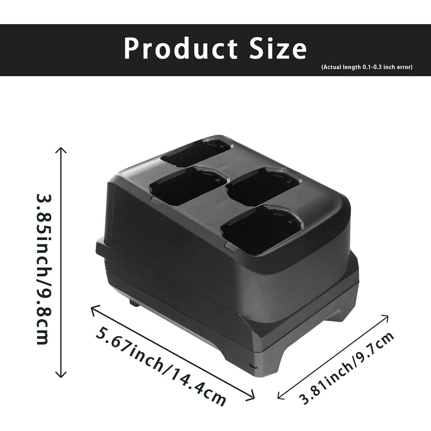 Base de Carga de Batería 4 Ranuras Zebra MC3200 MC3300