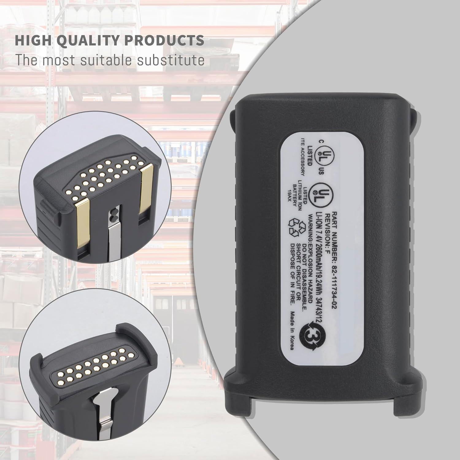 Batería recargable Li-ion 2200mAh para Symbol MC9000