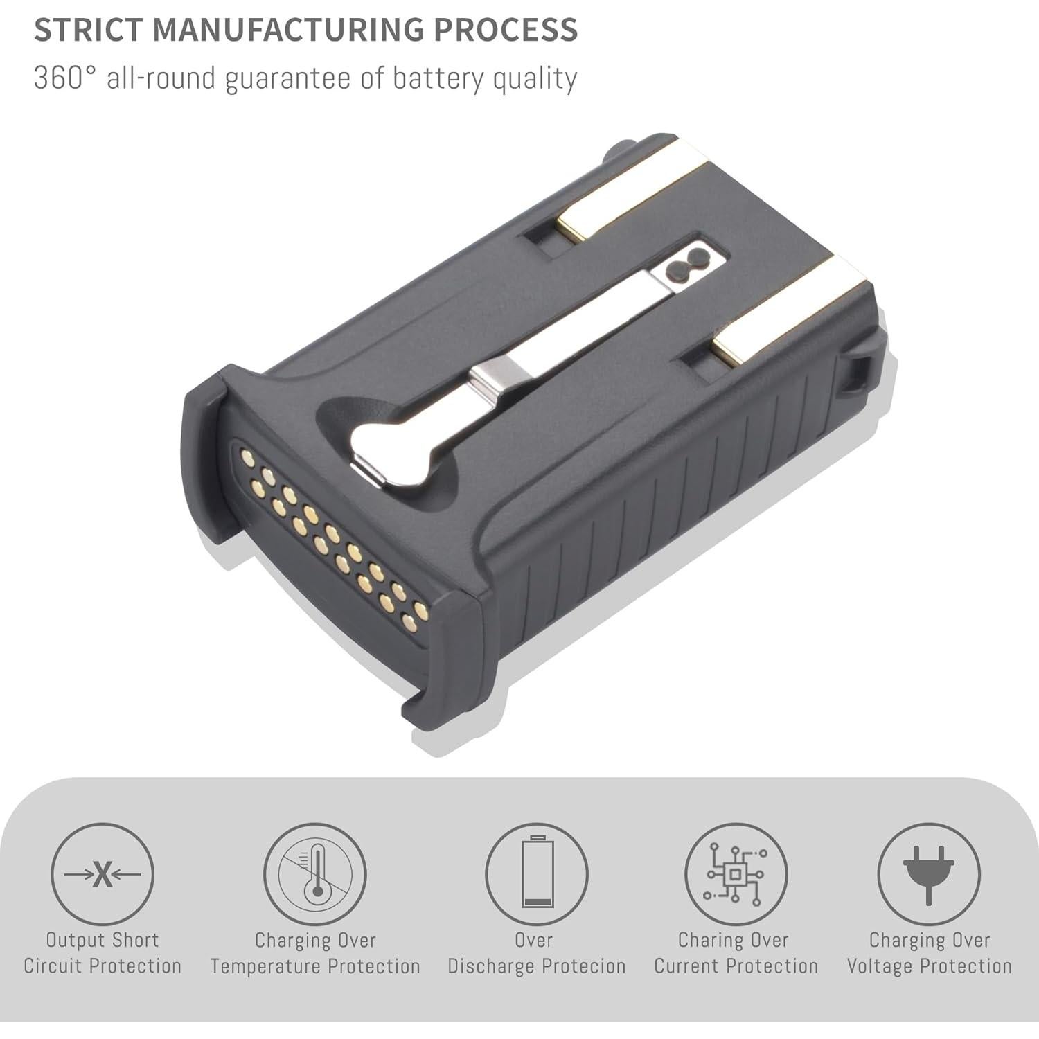 Batería recargable Li-ion 2200mAh para Symbol MC9000