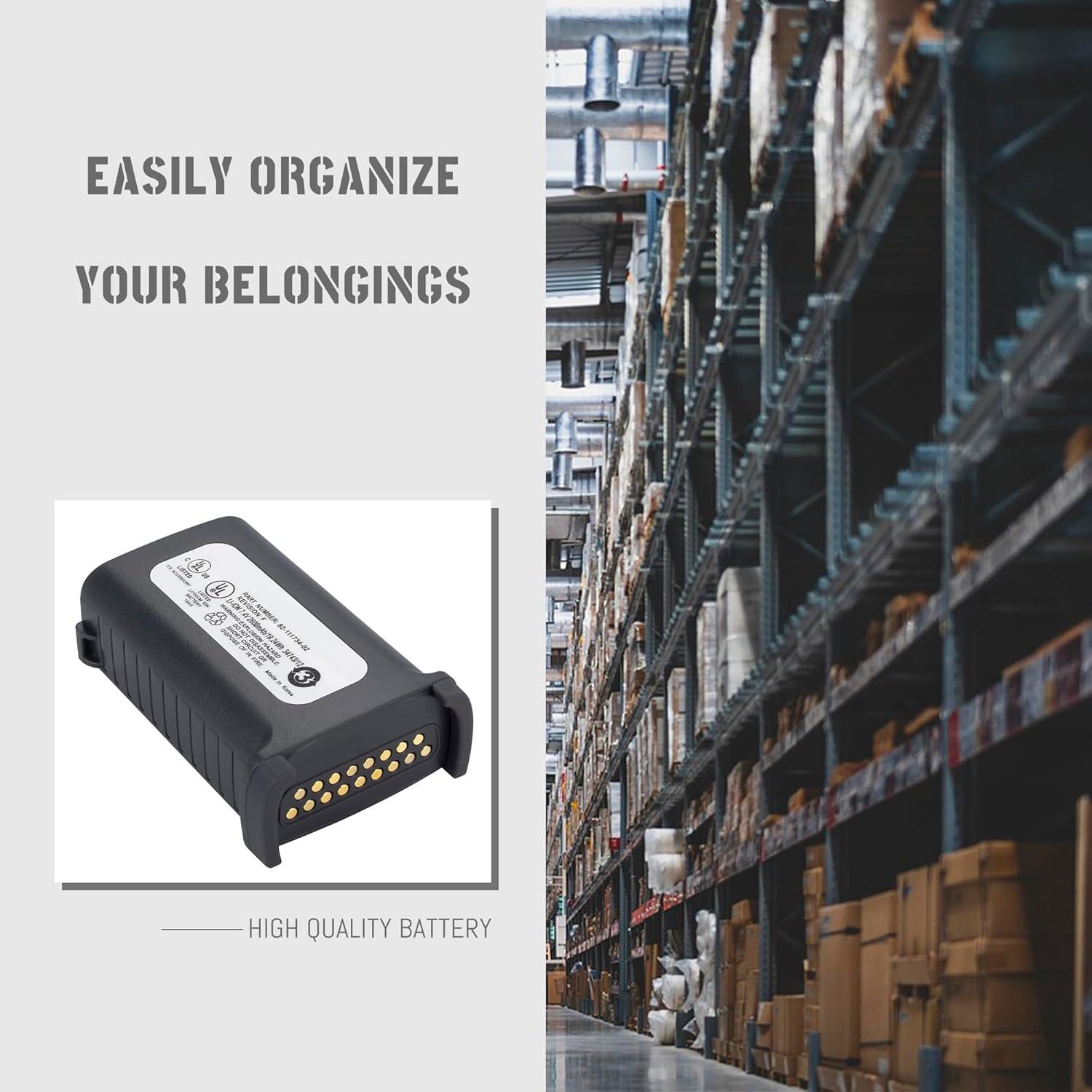 Batería recargable Li-ion 2200mAh para Symbol MC9000