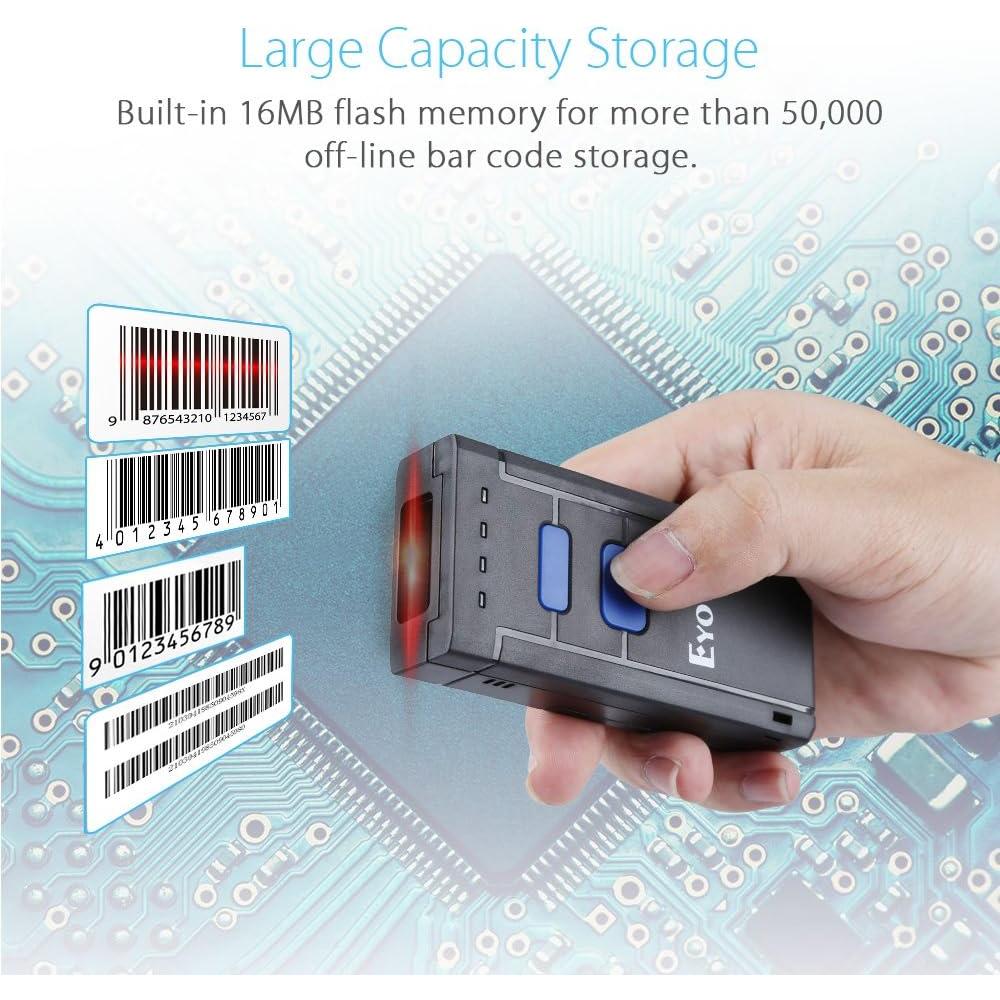 Escáner de Código de Barras Inalámbrico Eyoyo EY-2877 1D