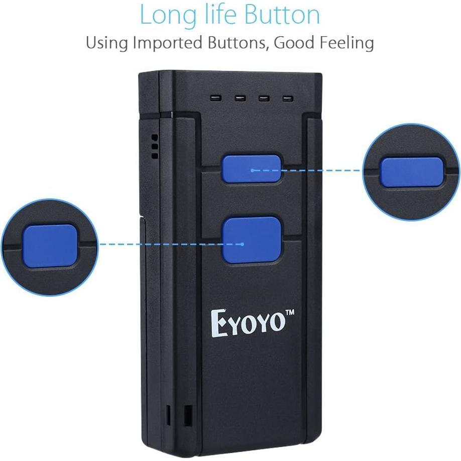 Escáner de Código de Barras Inalámbrico Eyoyo EY-2877 1D