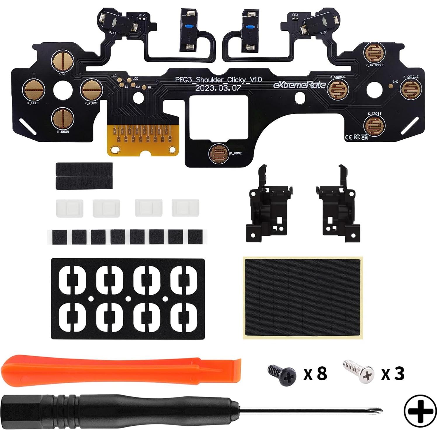 Kit de Gatillo Clicky eXtremeRate para Controlador PS5