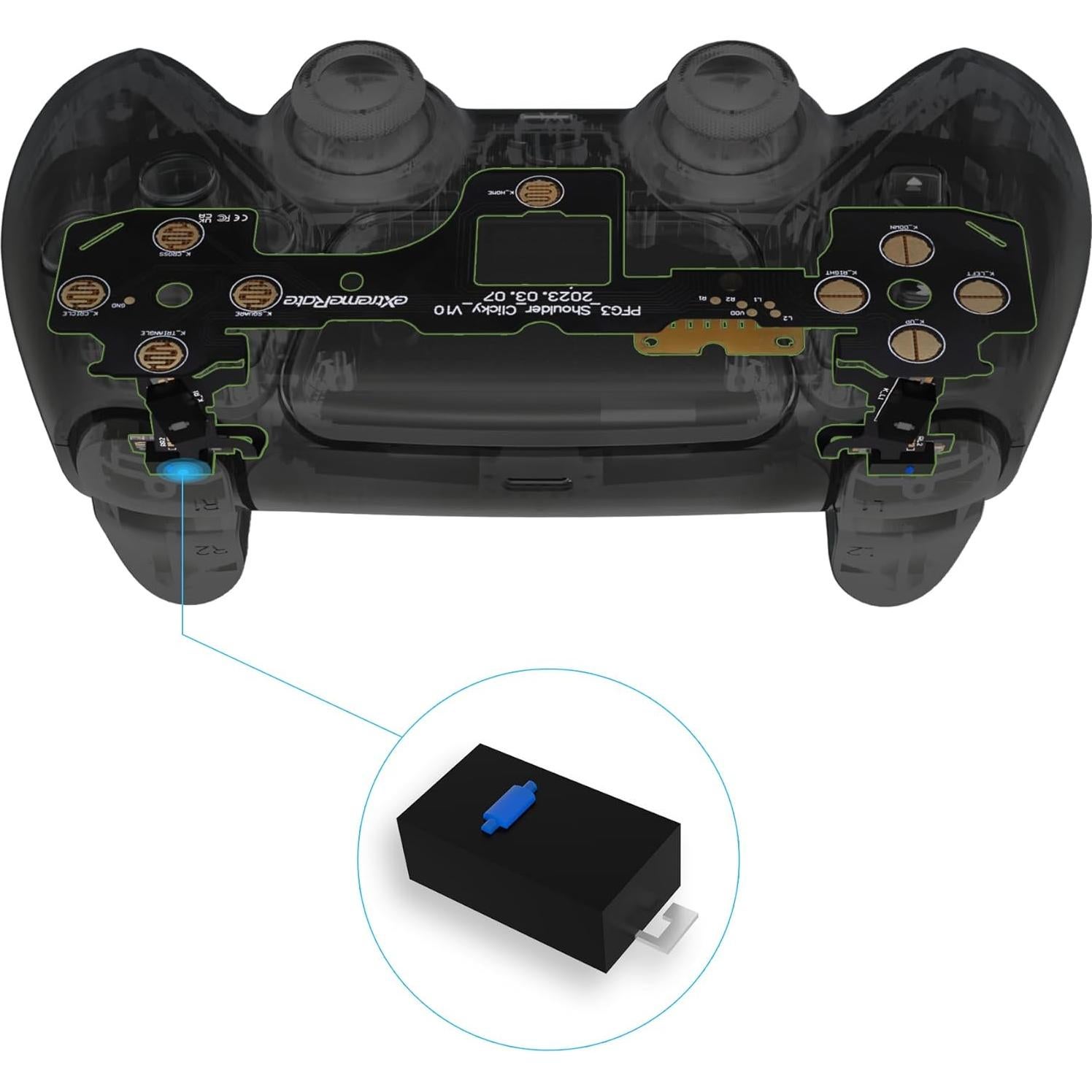 Kit de Gatillo Clicky eXtremeRate para Controlador PS5