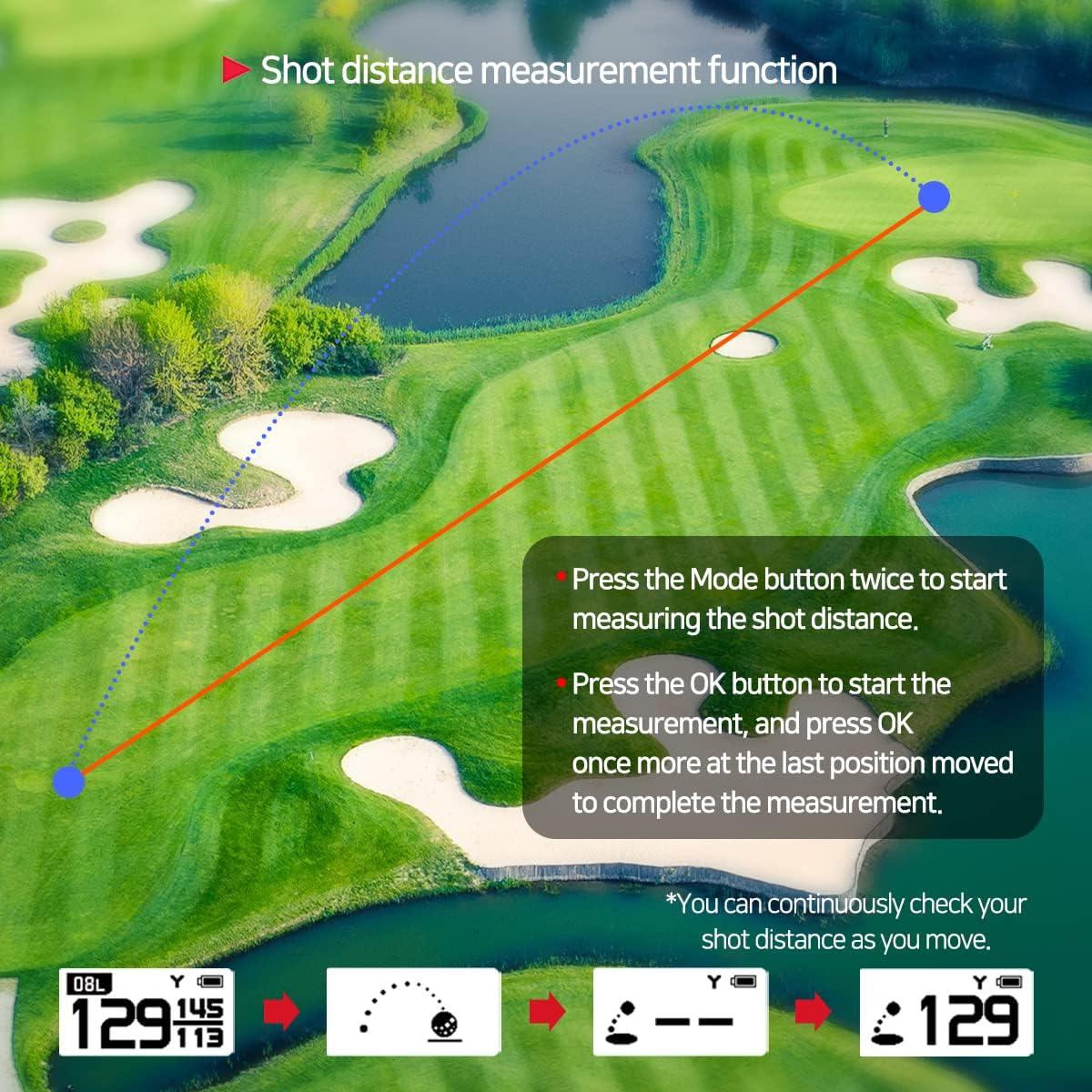 GPS de Golf GOLFBUDDY Voice 2S+ Hablante 18h Batería Azul