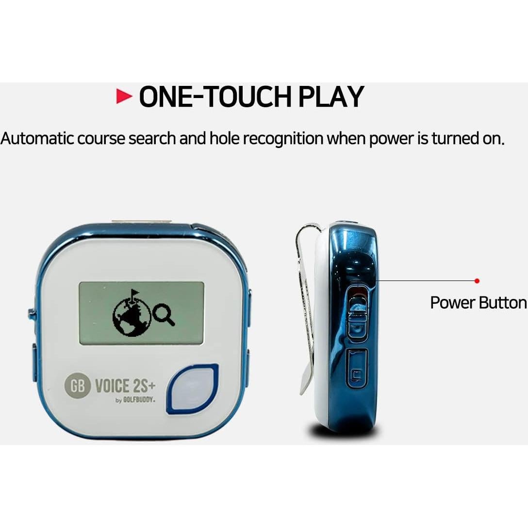 GPS de Golf GOLFBUDDY Voice 2S+ Hablante 18h Batería Azul