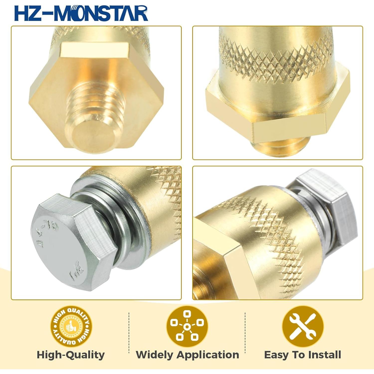 Conectores de Terminal de Batería HZ-MONSTAR 3/8" 2 Pcs