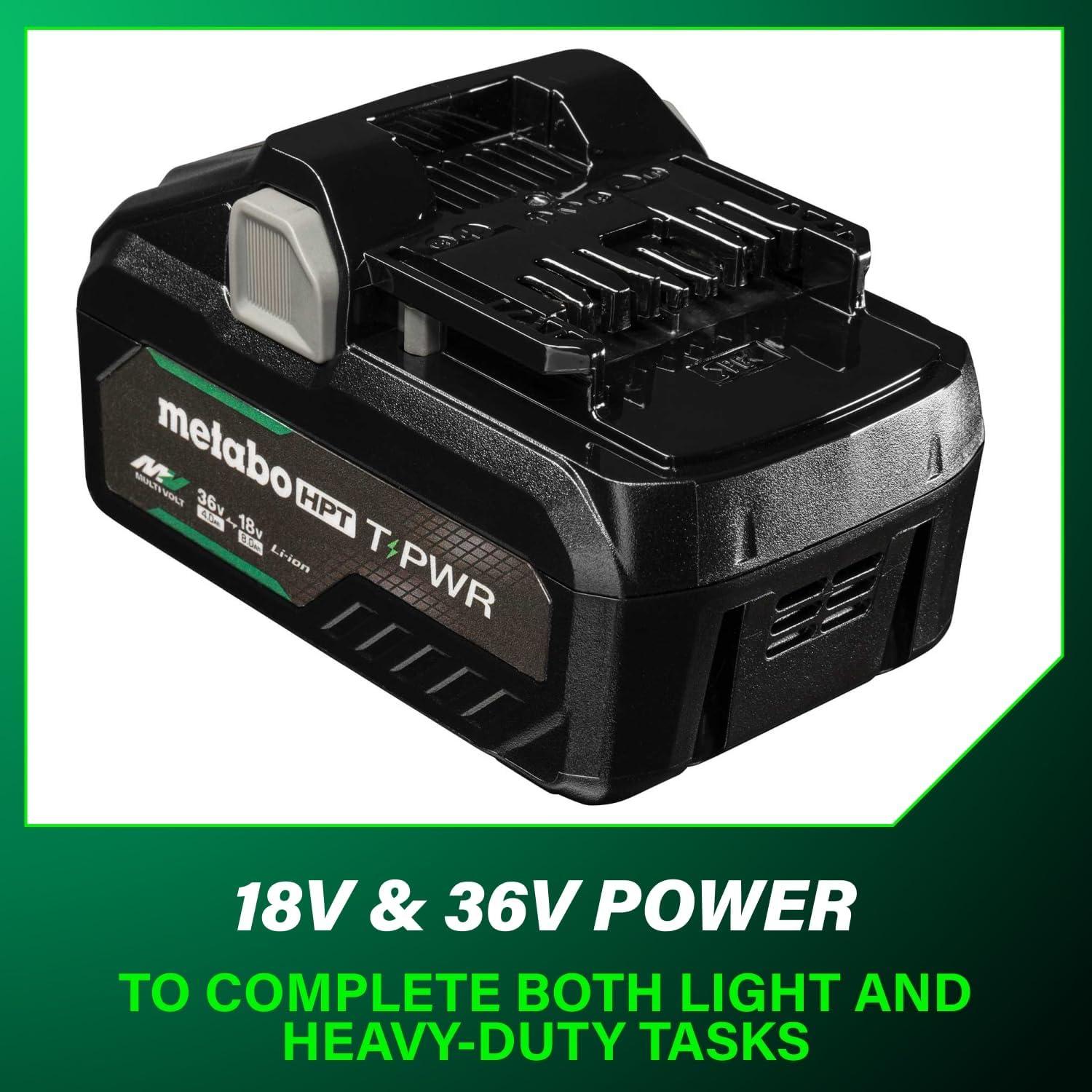 Batería Metabo HPT 36V/18V T-PWR MultiVolt 2160W 0.95kg