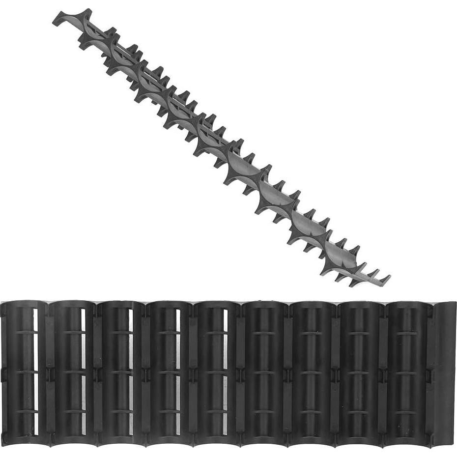 Soporte de Batería de Resina ABS YWBL-WH 10 Piezas 21.8x7x2cm