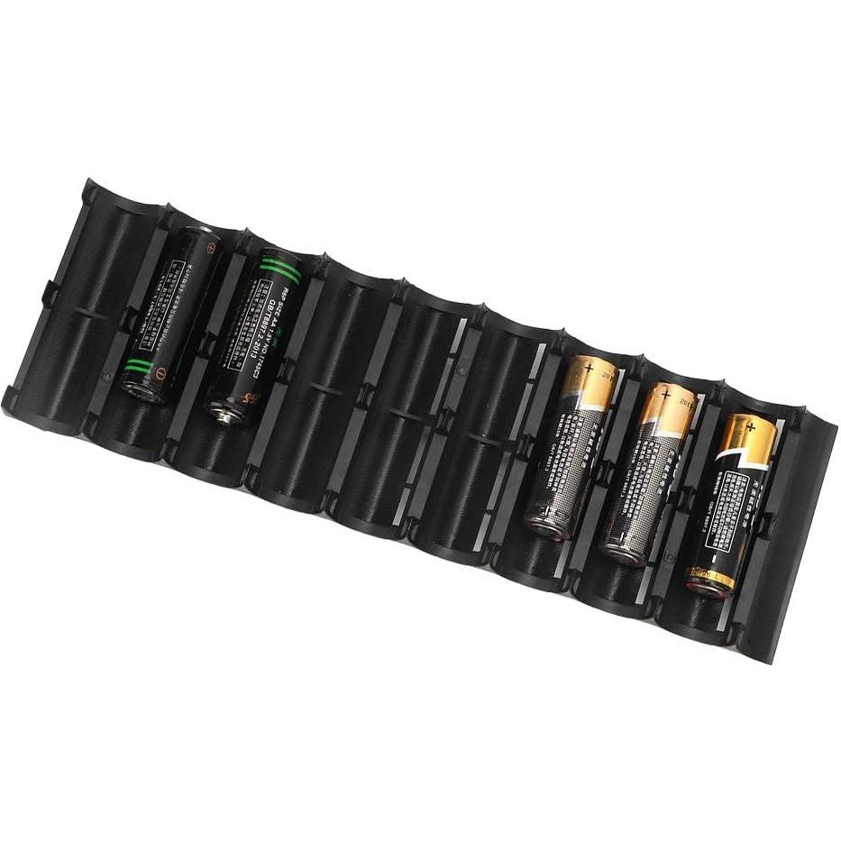 Soporte de Batería de Resina ABS YWBL-WH 10 Piezas 21.8x7x2cm