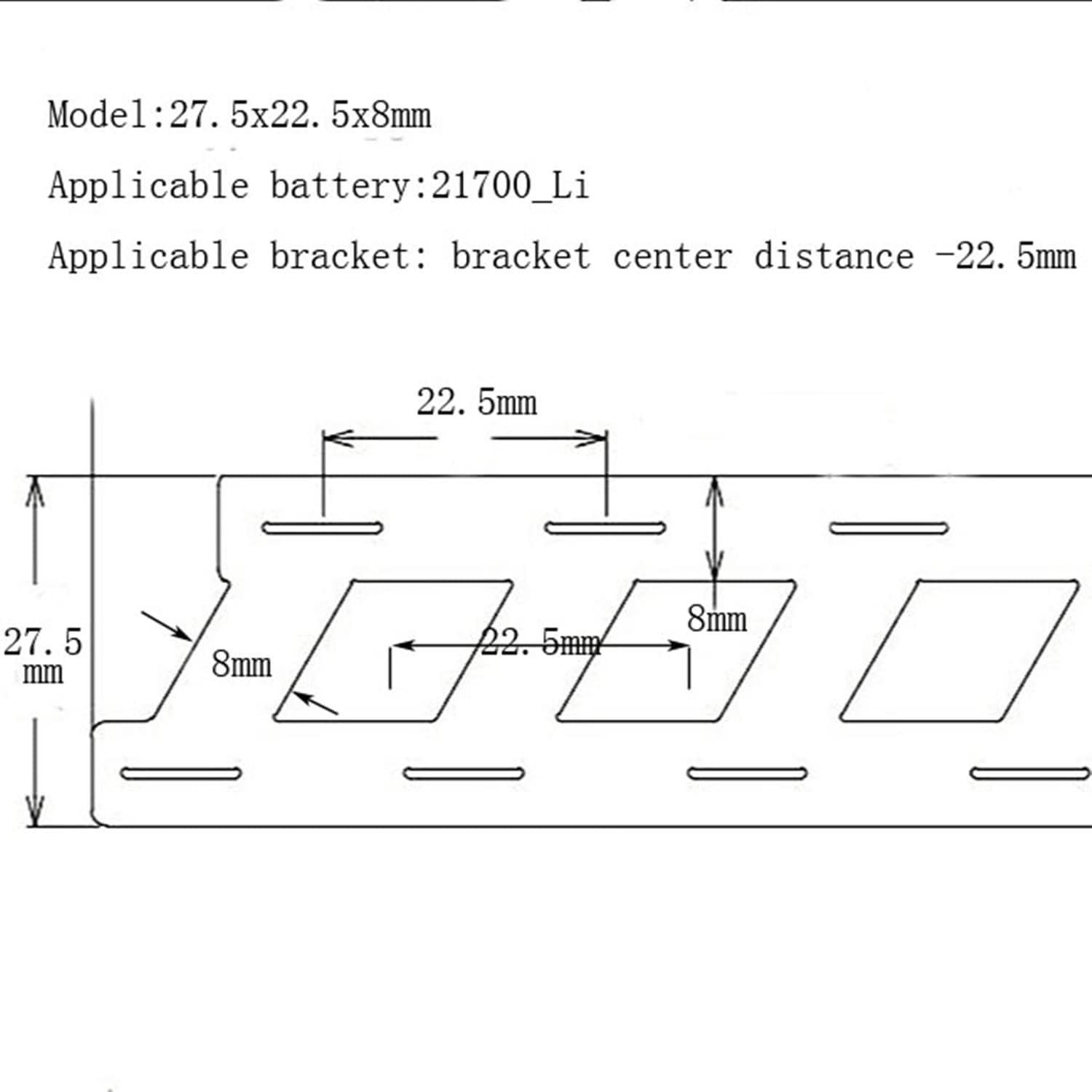 Tira de Níquel Puro 21700 2P 0.15mm x 27.5mm x 5m Suidi