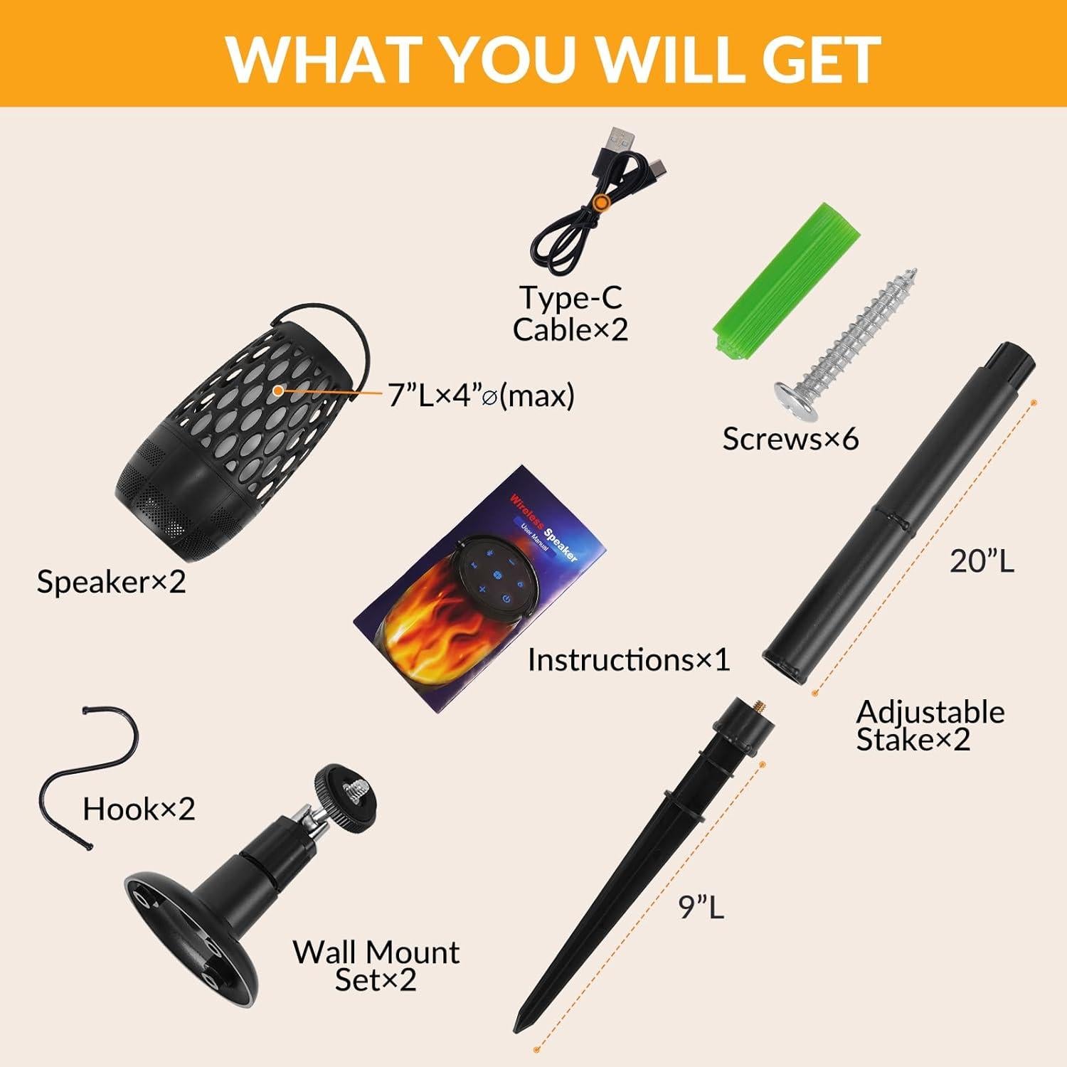 Altavoces Exteriores Boopp RRYFC923 Bluetooth Impermeables