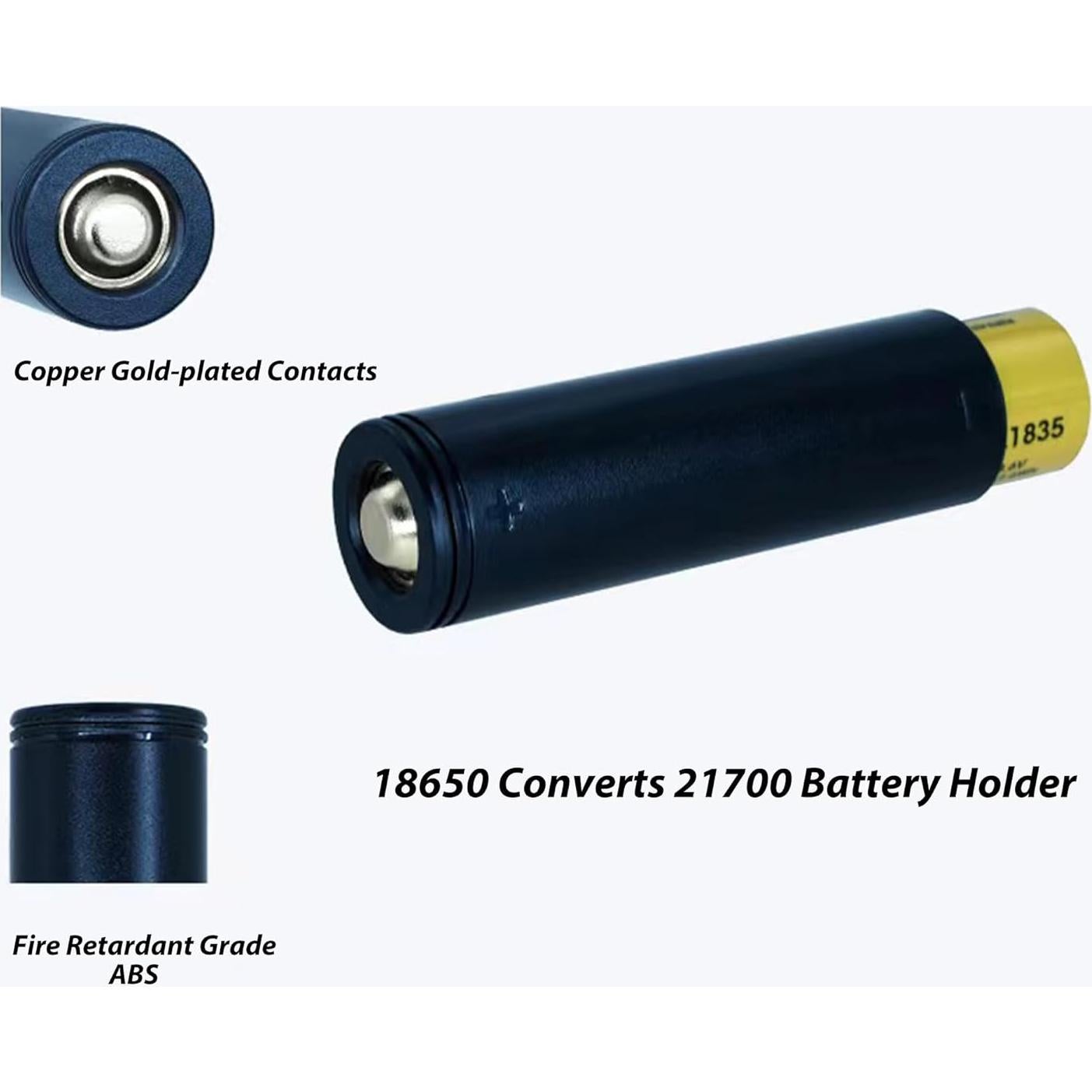 Adaptador de Batería 18650 a 21700 Divtek - 1 Convertidor