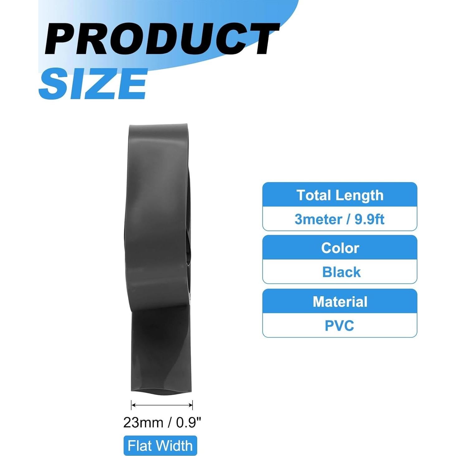 Tubo de Encofrado Térmico PVC PATIKIL 3m x 23mm Negro