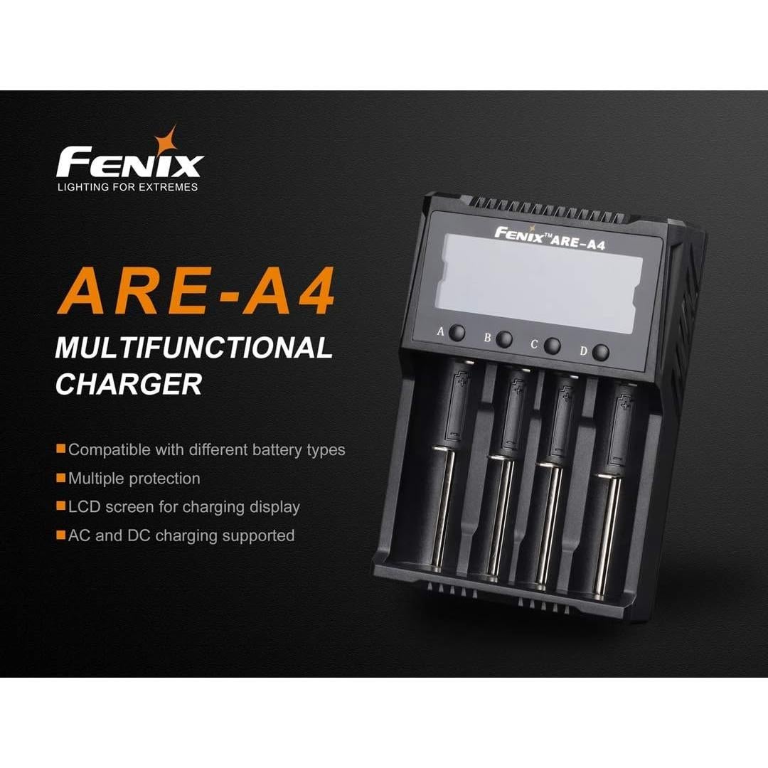Cargador de Baterías Inteligente Fenix ARE-A4 Multifuncional