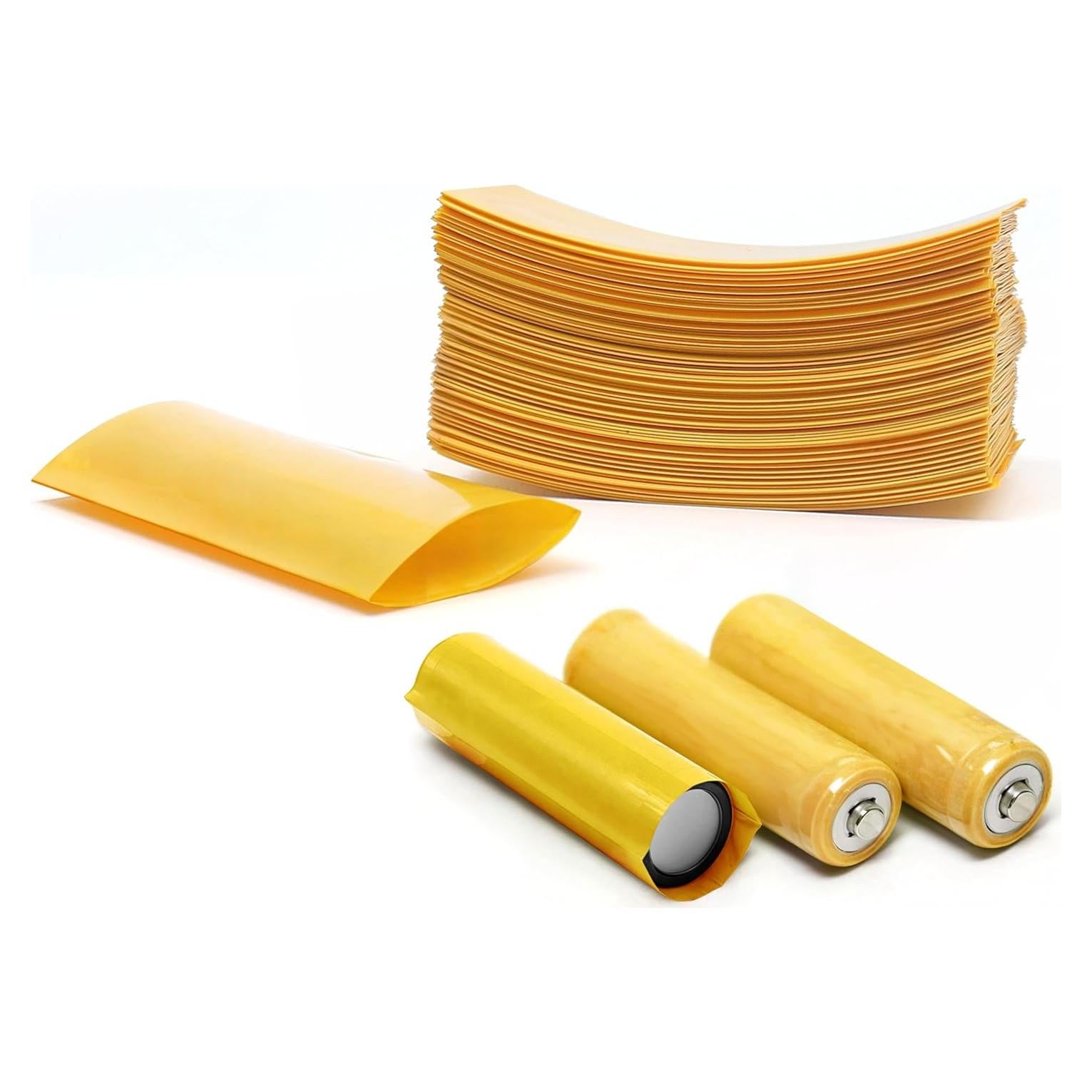 100 Fundas Termocontraíbles Aislantes para Batería 21700