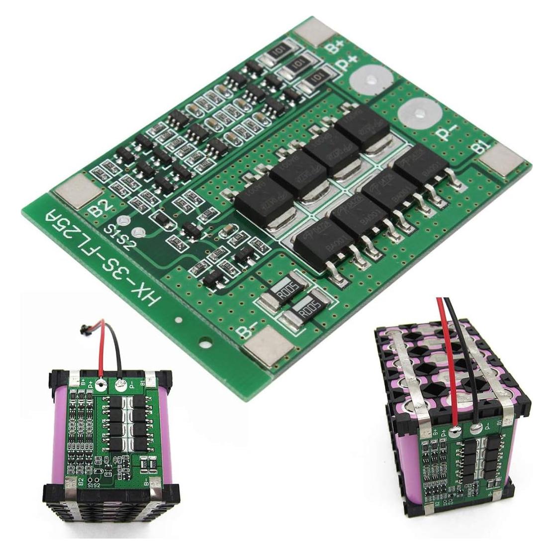 Placa de Protección de Batería de Litio 2Pcs 11.1V 25A Daier