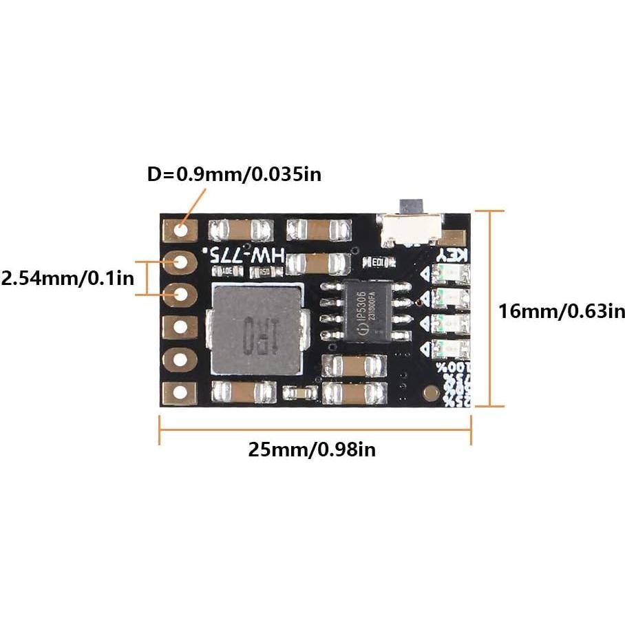Módulo de Carga y Descarga 8PCS UMLIFE 5V 2A para Batería 18650